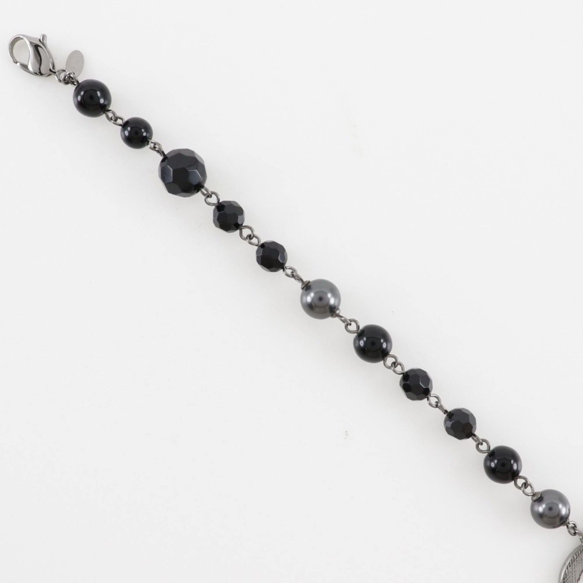 CC Logo Bracelet Silver-Tone Metal