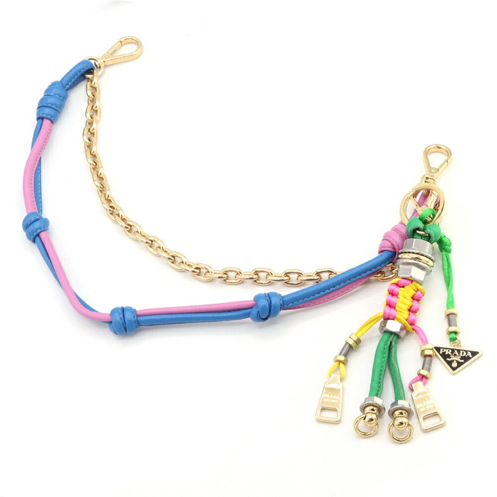 Charm Leather and Metal Multi Color Handbag Charm