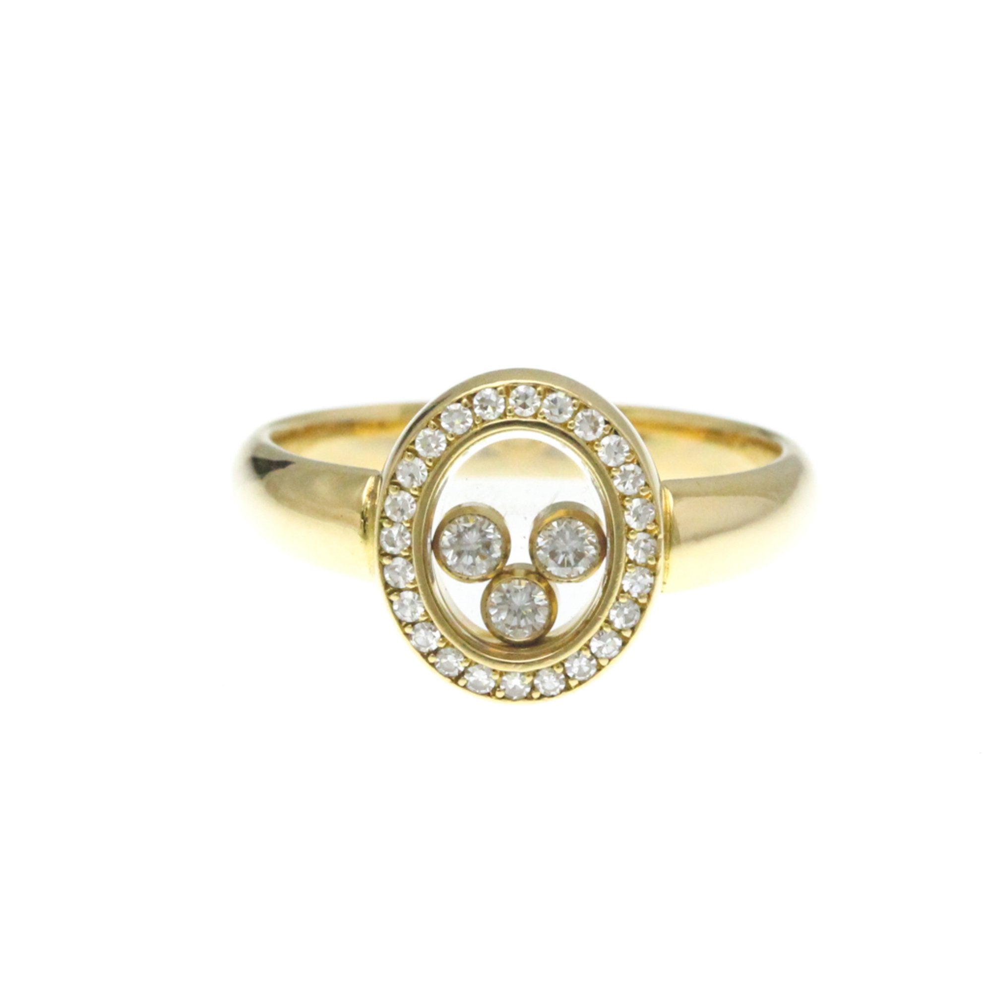 Happy Diamonds Ring 18K Yellow Gold with Diamond