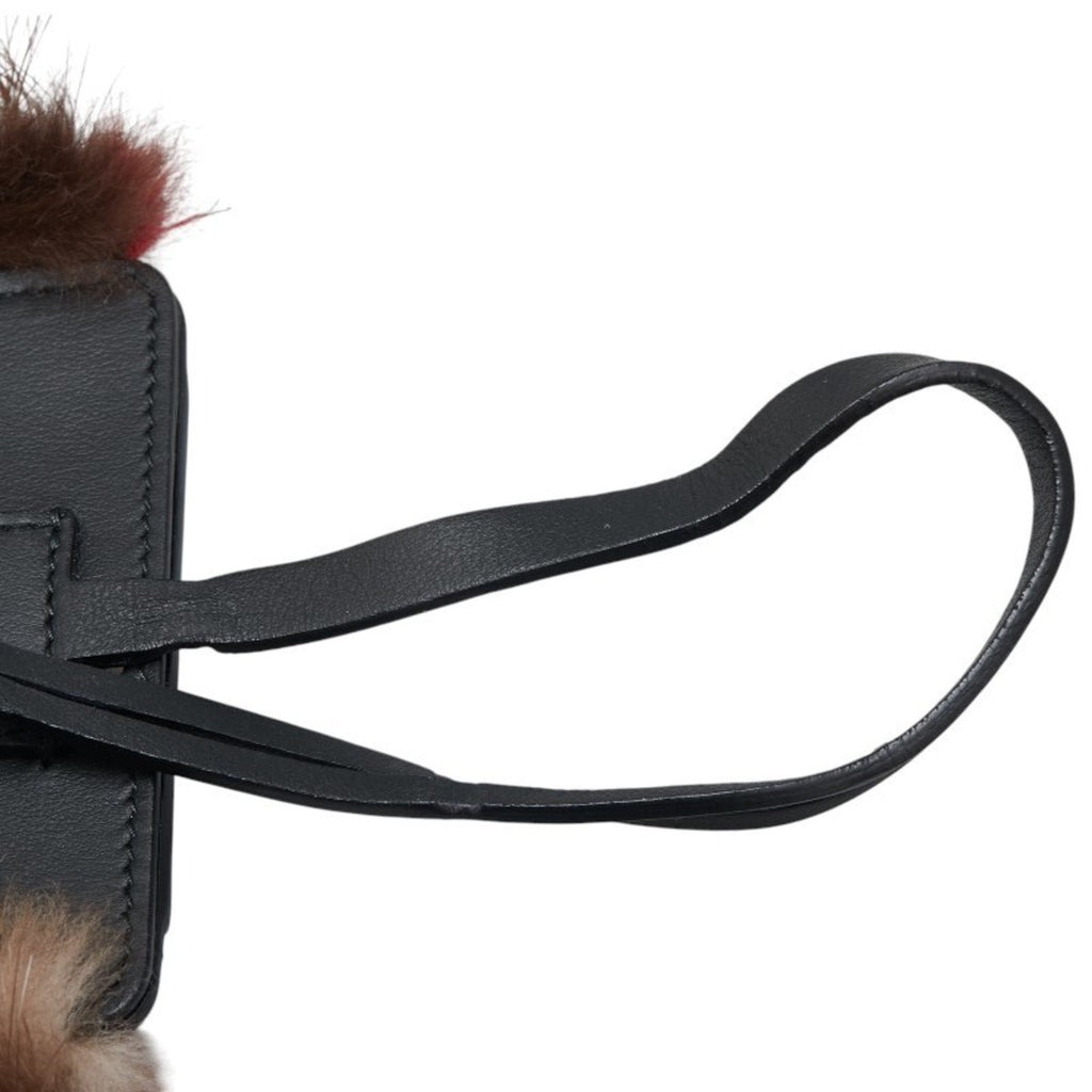 Monster Charm Fur Black Brown Red Handbag Charm