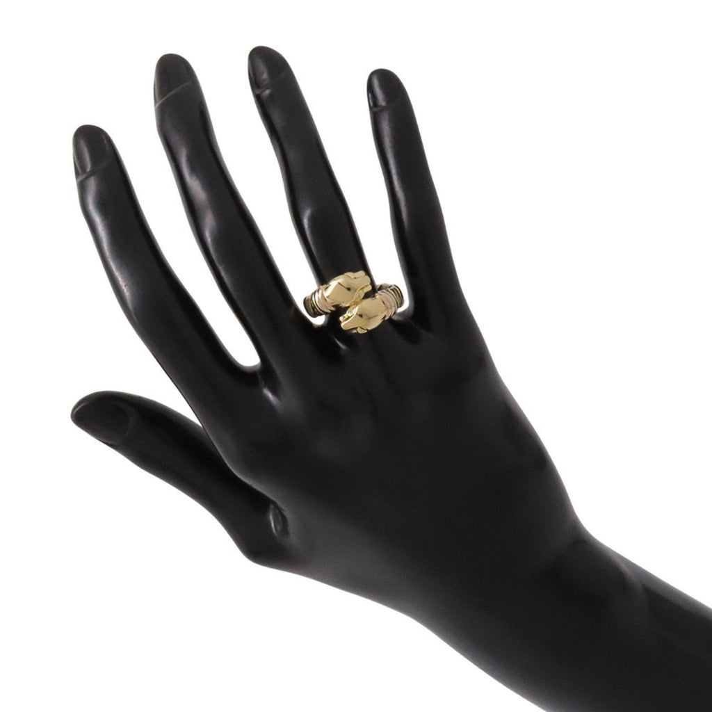Vendome Louis Cartier Band Ring 18K Tricolor Gold