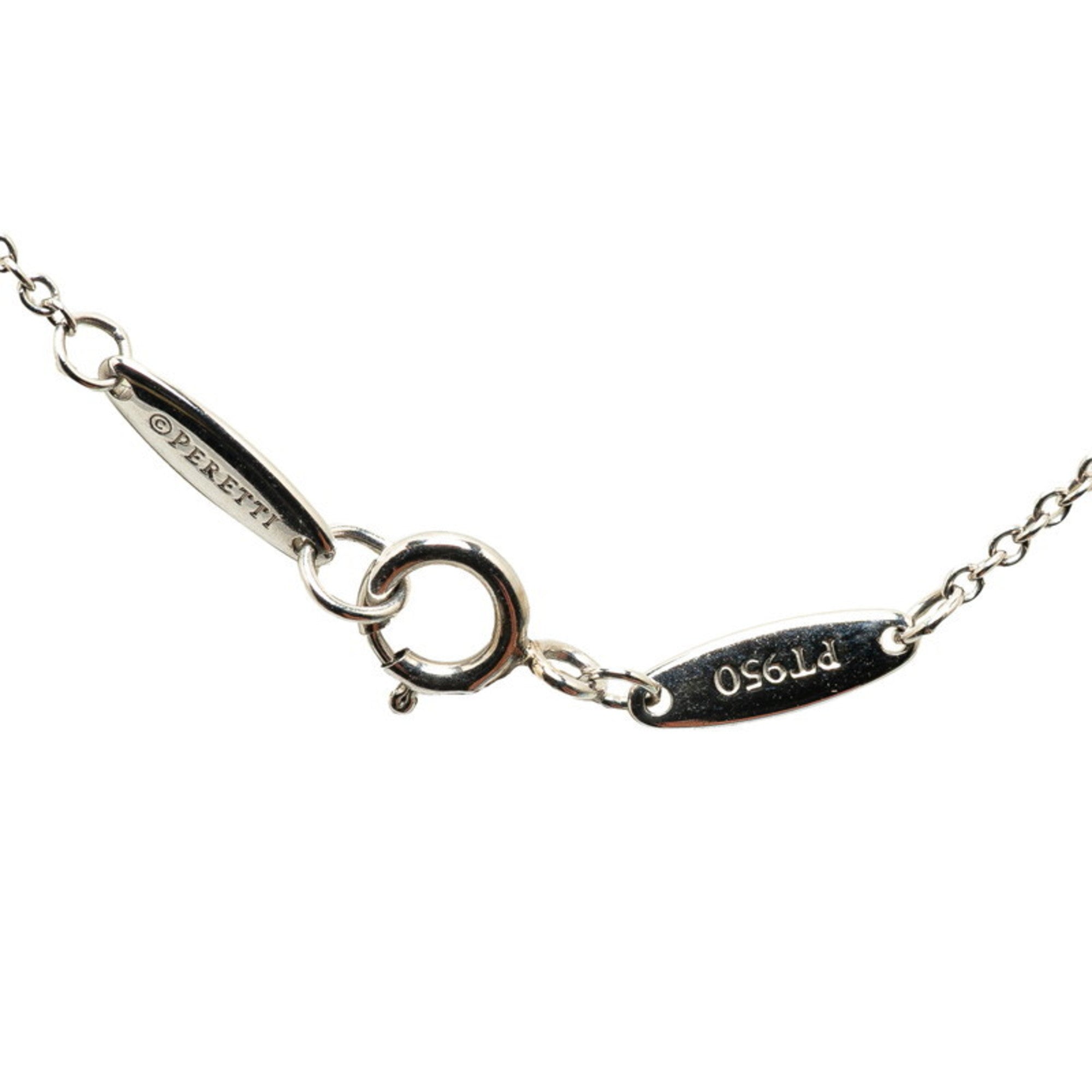 Elsa Peretti Diamonds By The Yard Pendant Necklace Platinum and Diamond