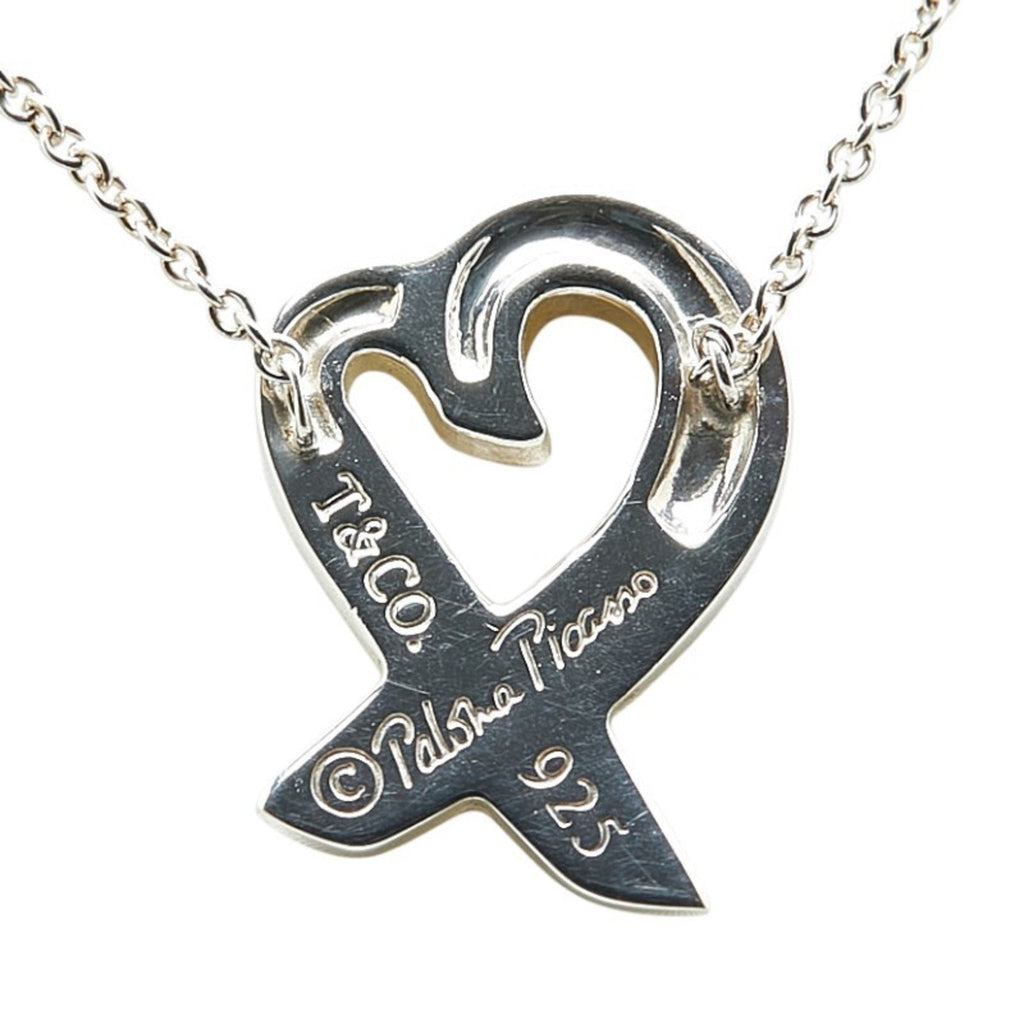Loving Heart Pendant Necklace Sterling Silver
