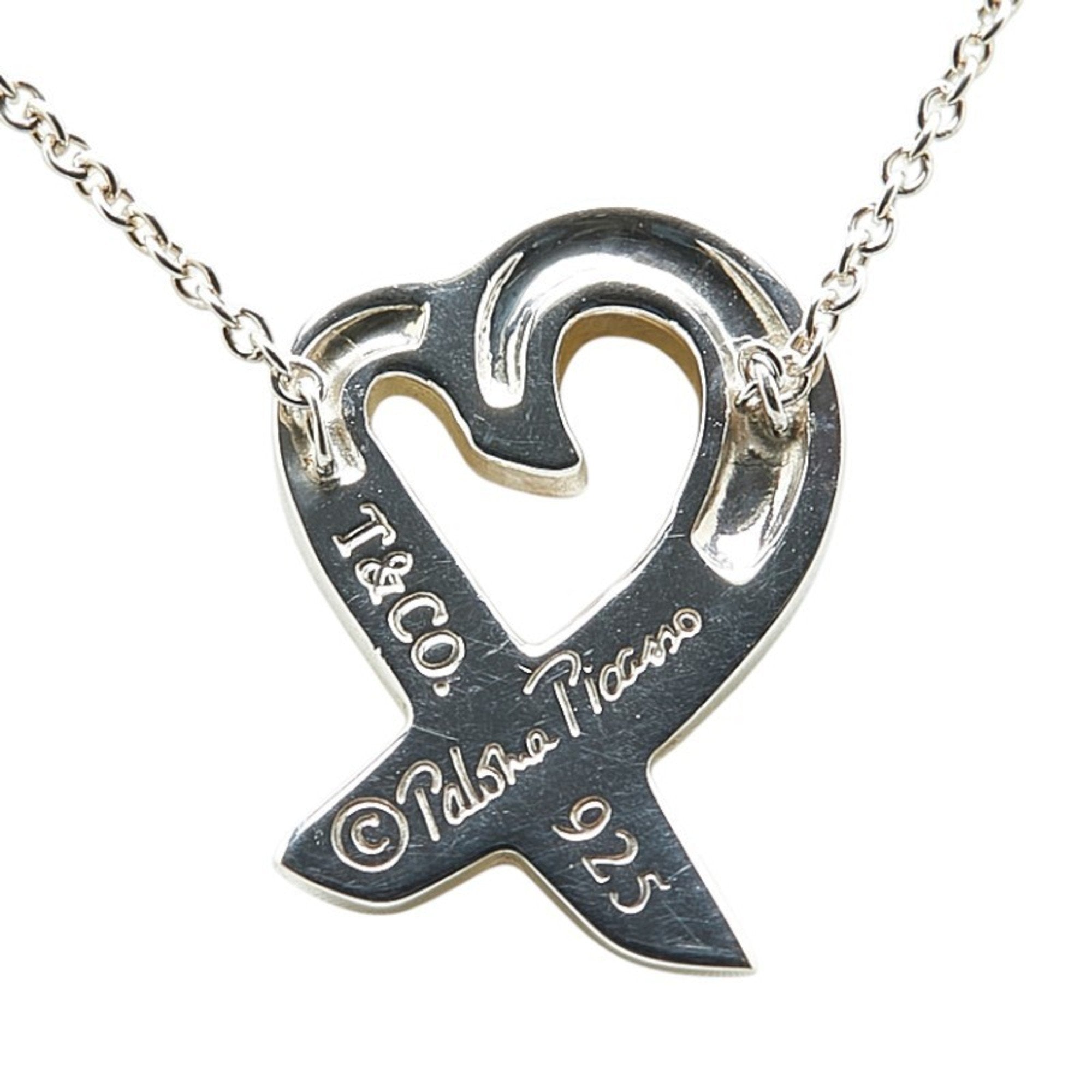 Loving Heart Pendant Necklace Sterling Silver