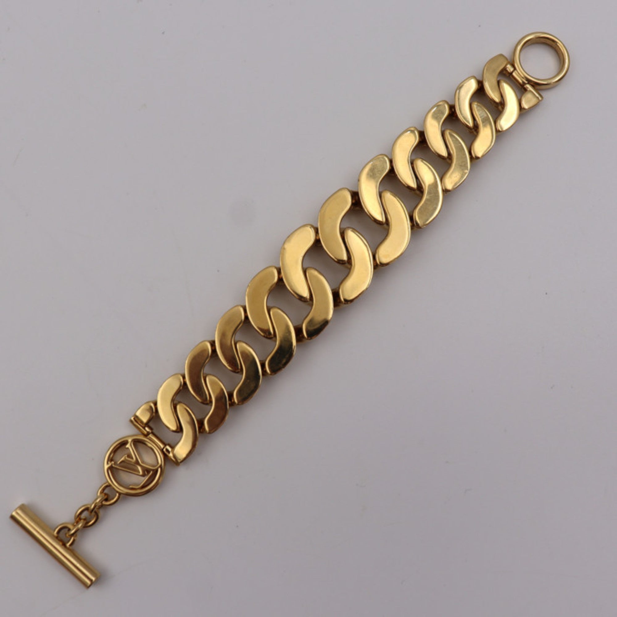 Monogram Bracelet Metal Gold