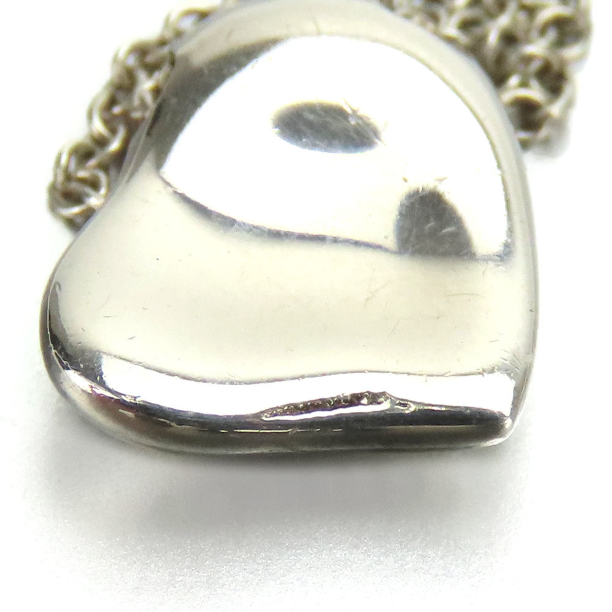Full Heart Elsa Peretti Pendant Necklace Sterling Silver