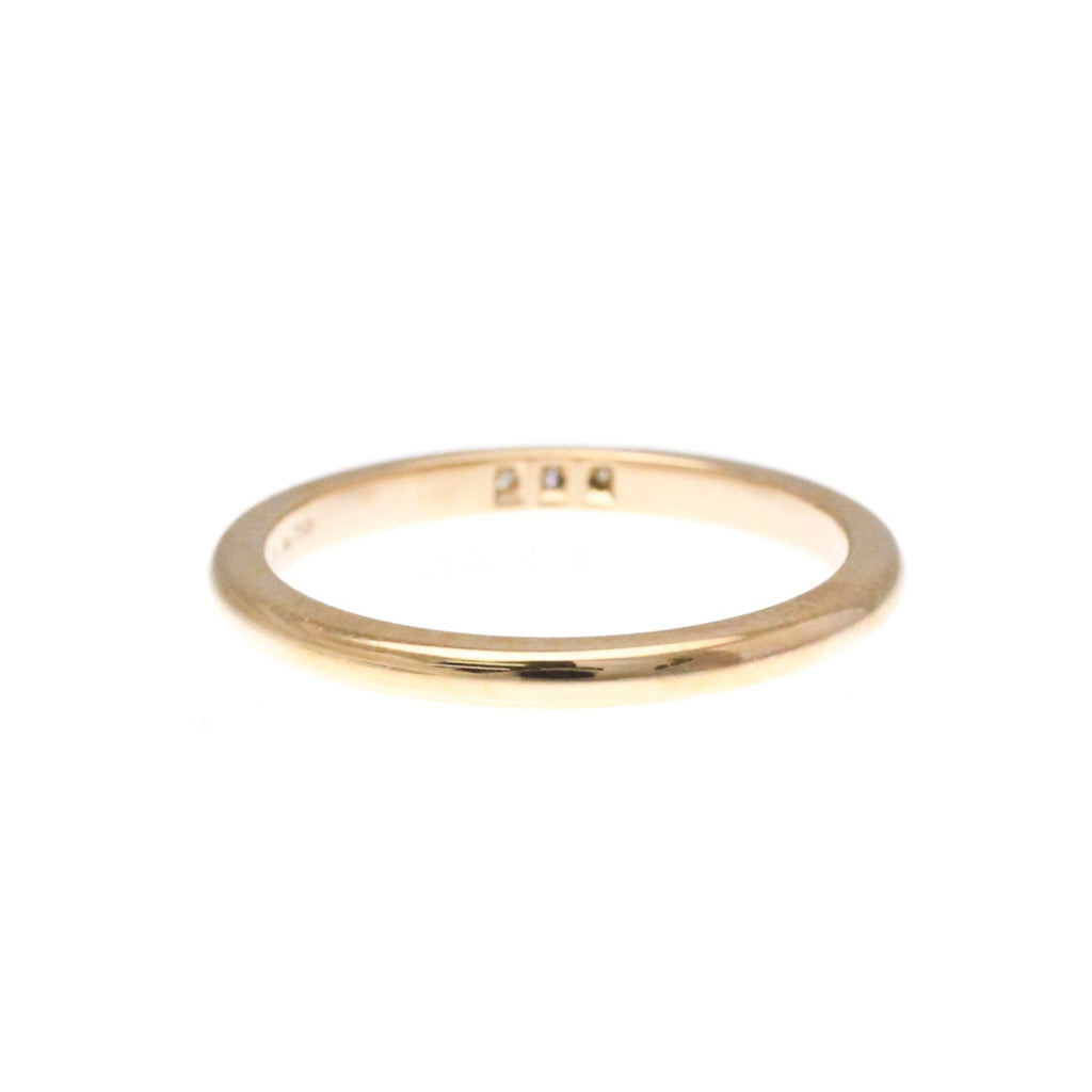 Band Ring 18K Rose Gold With Diamond