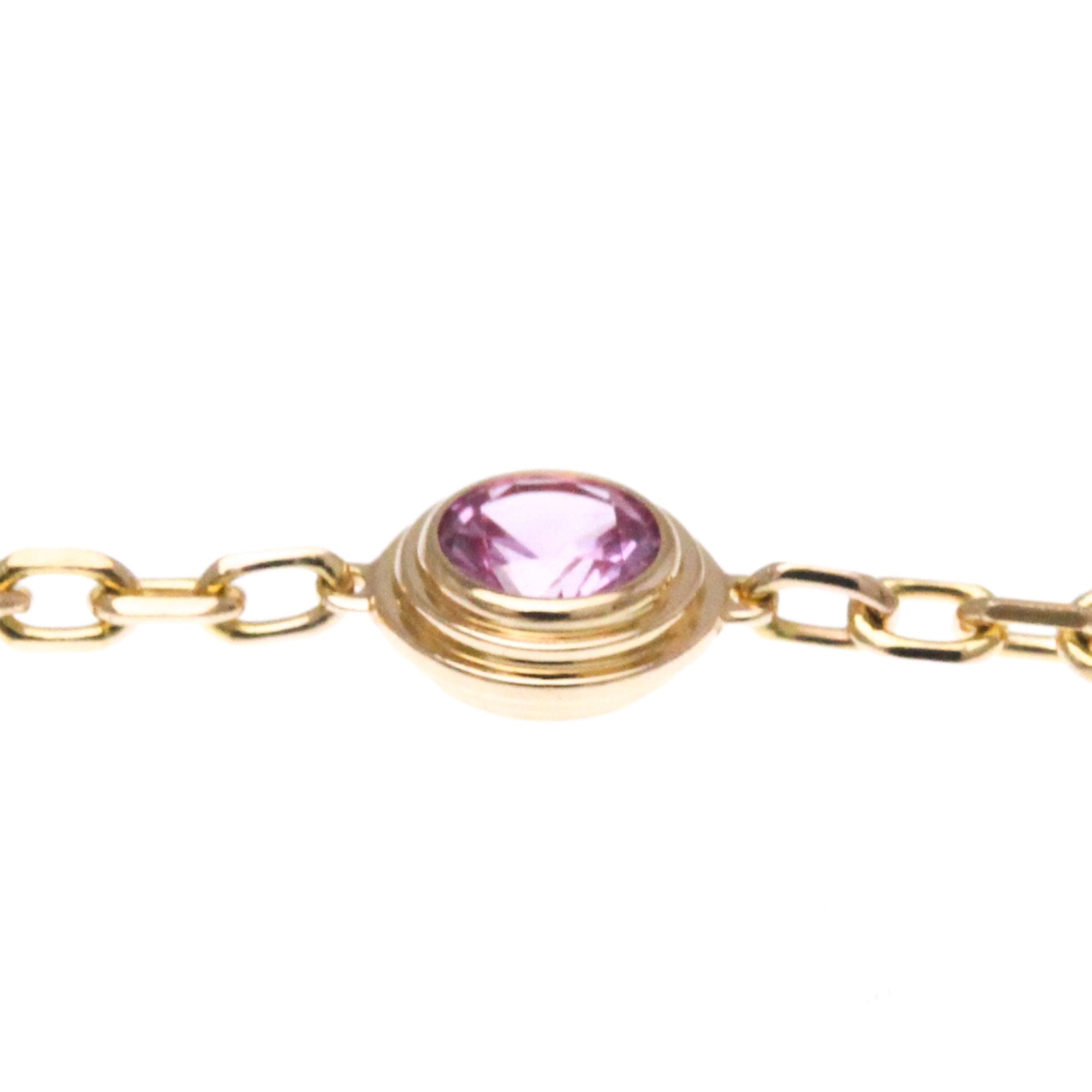 Charm Bracelet 18K Rose Gold with Sapphire