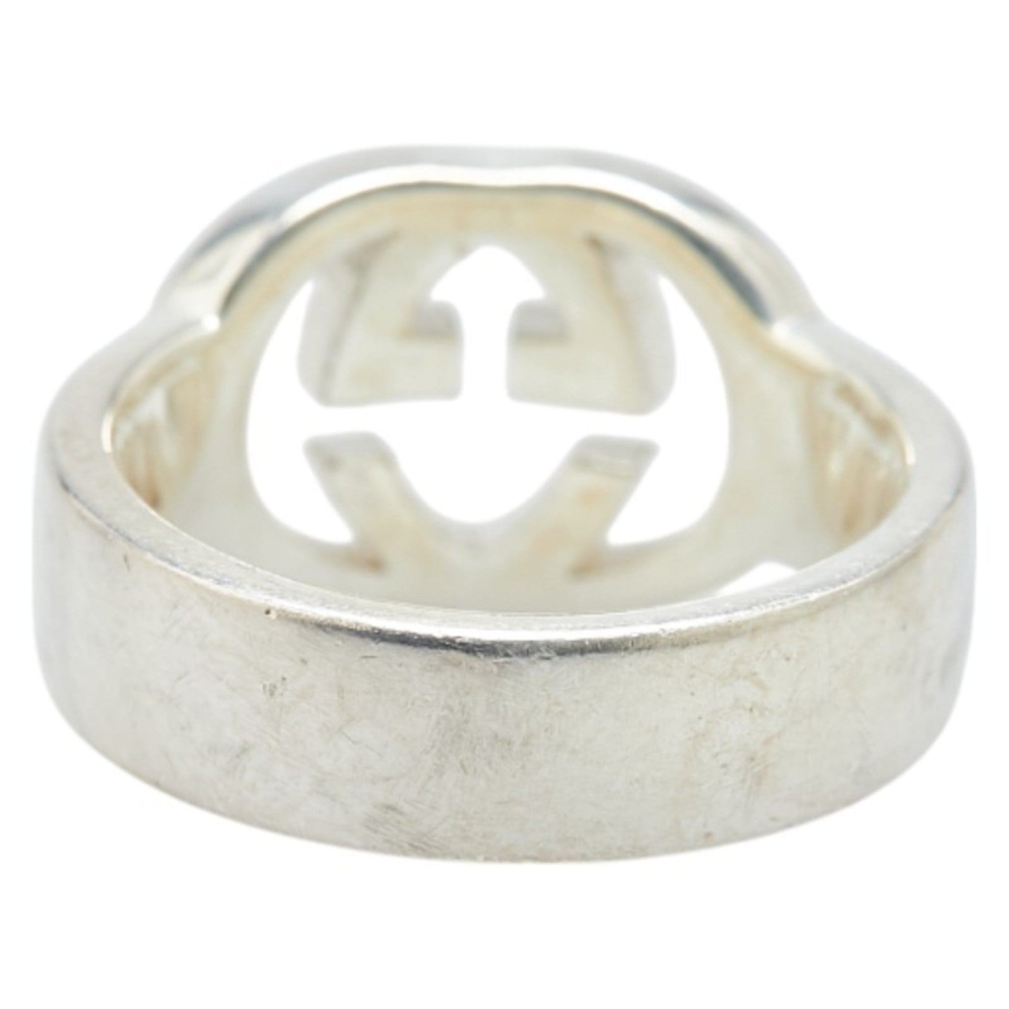 Interlocking G Ring Sterling Silver