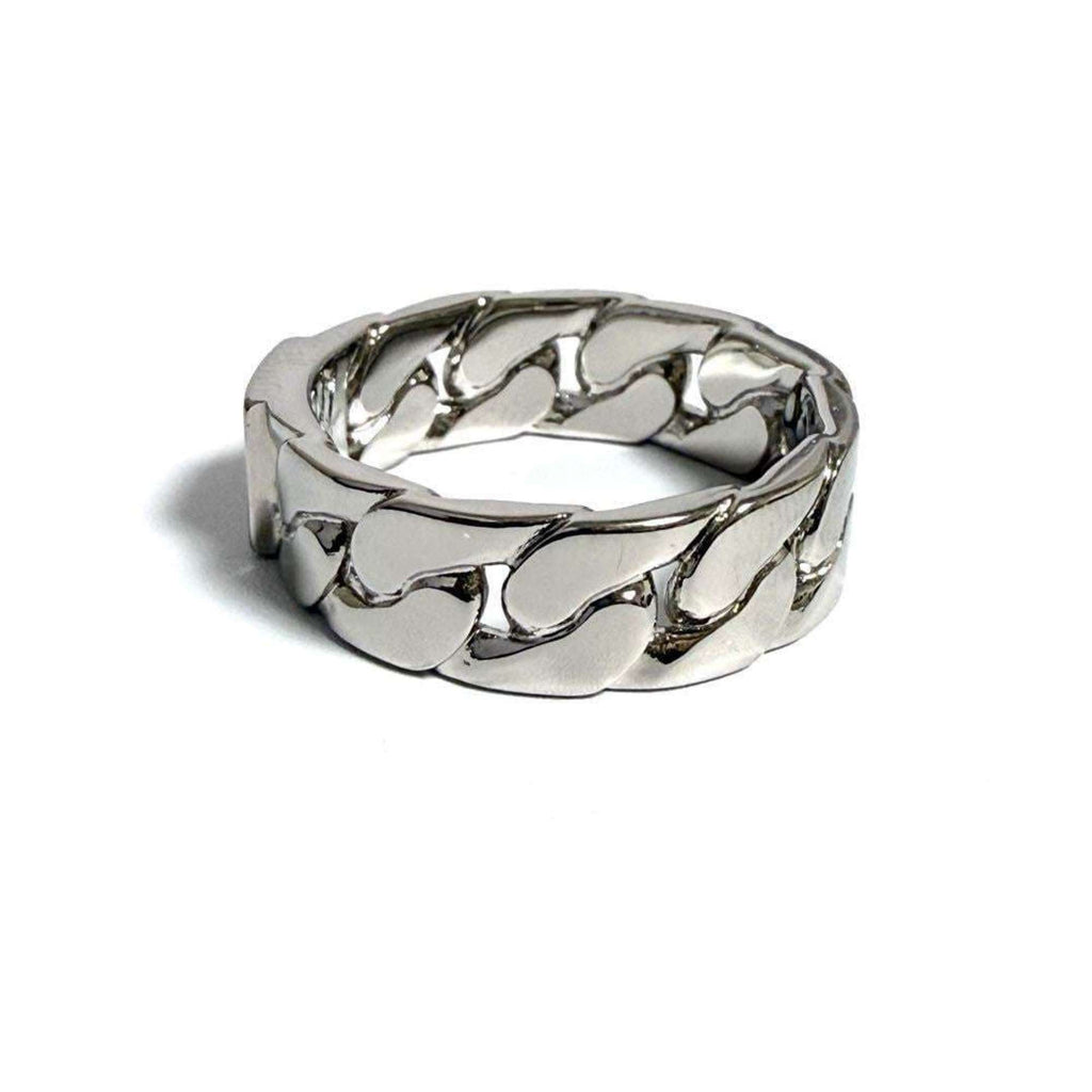 Mosaic Chain Ring Metal