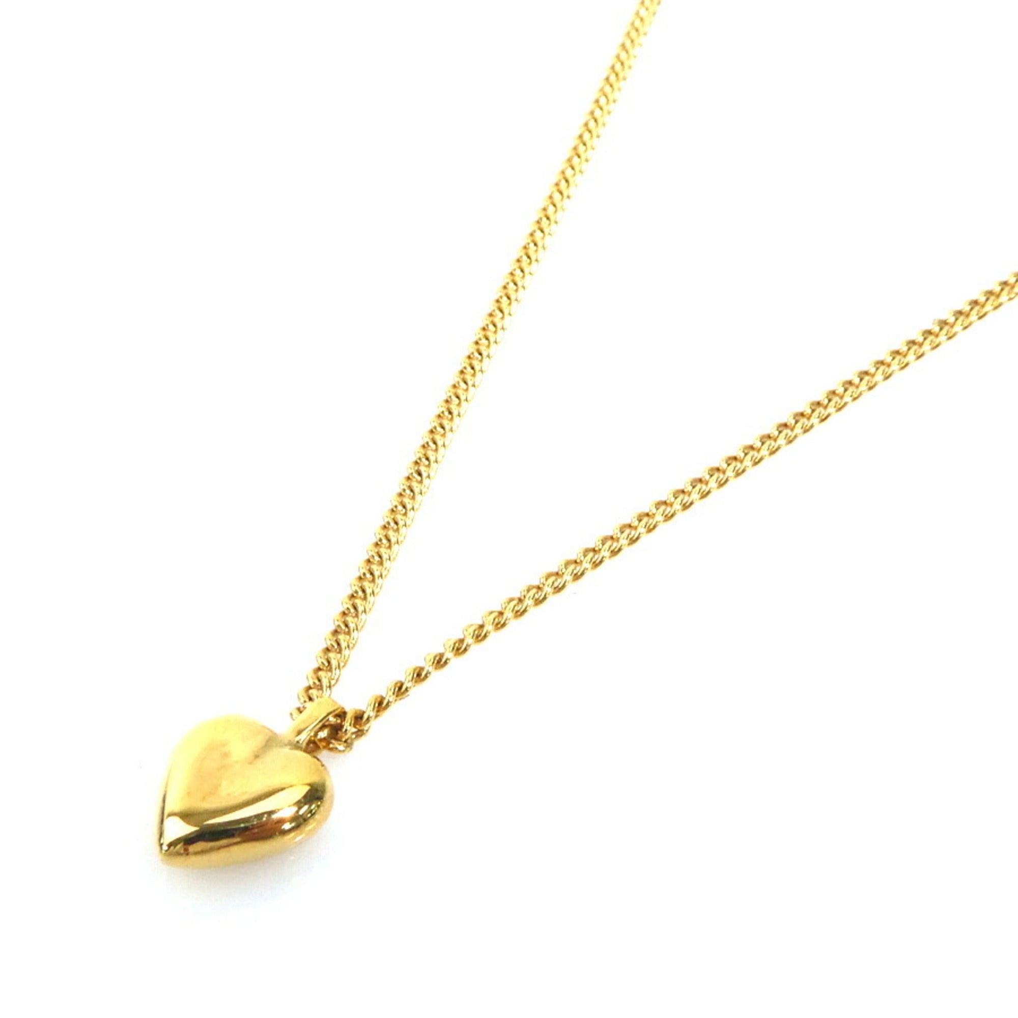 Pendant Necklace Gold Metal