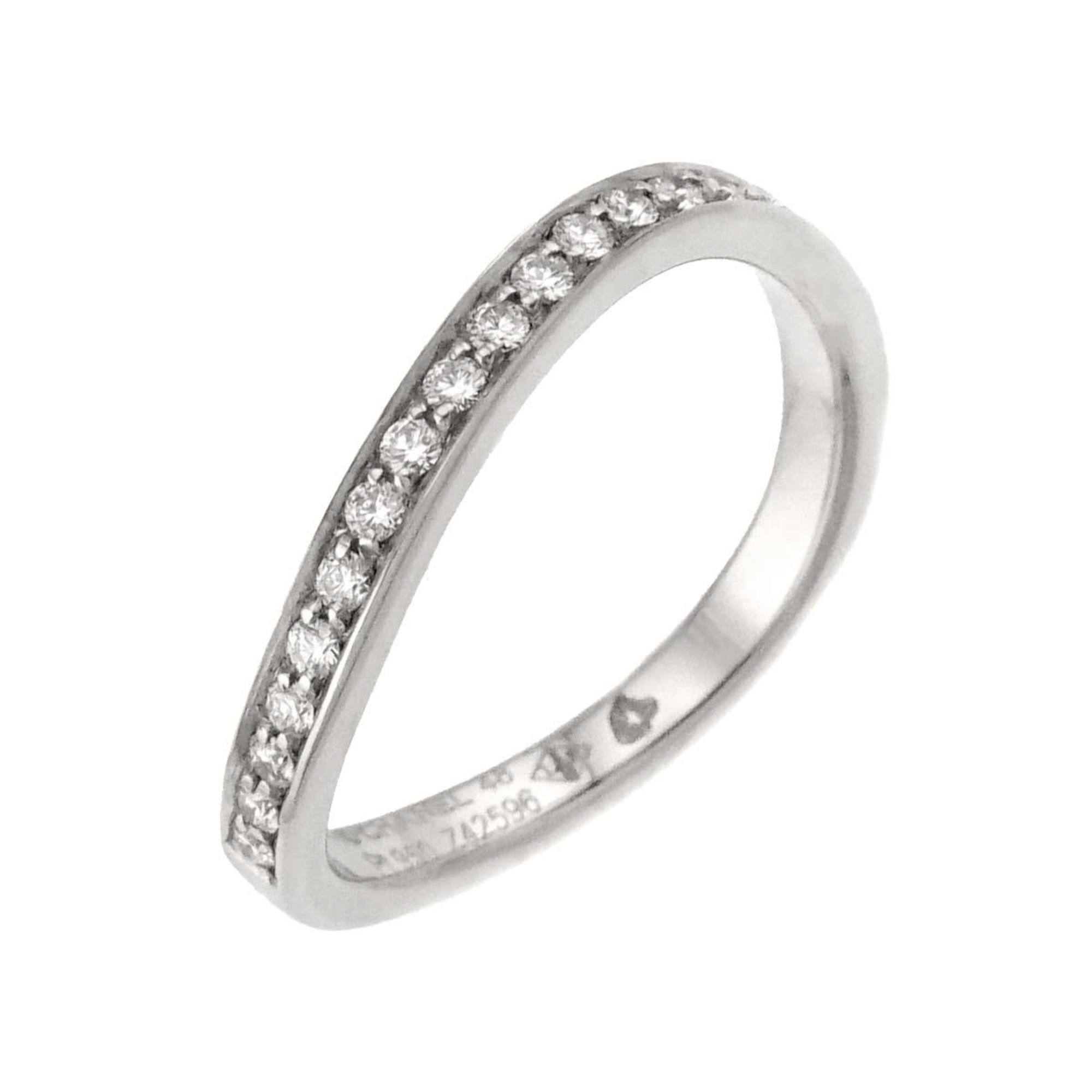 Ribbon De Ring Platinum with Diamond