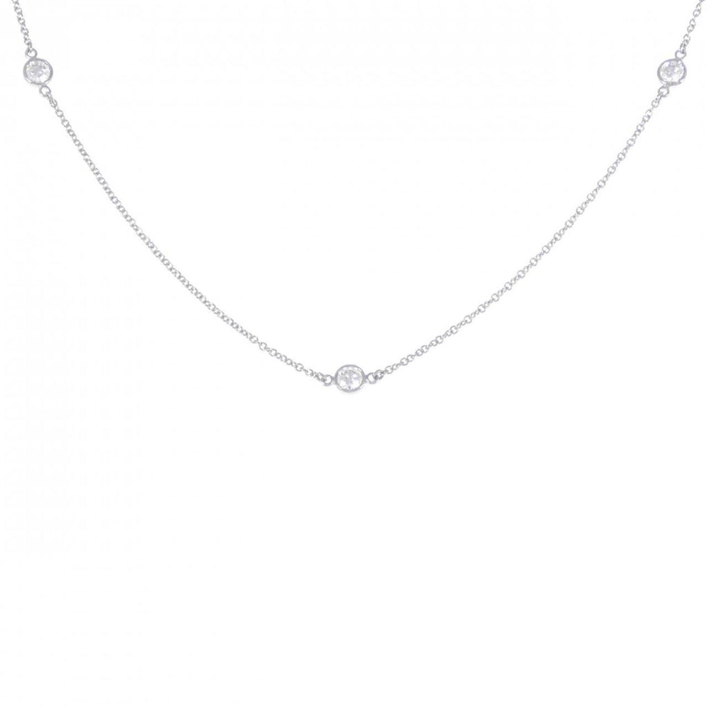Elsa Peretti Diamonds By The Yard Pendant Necklace Platinum and Diamond