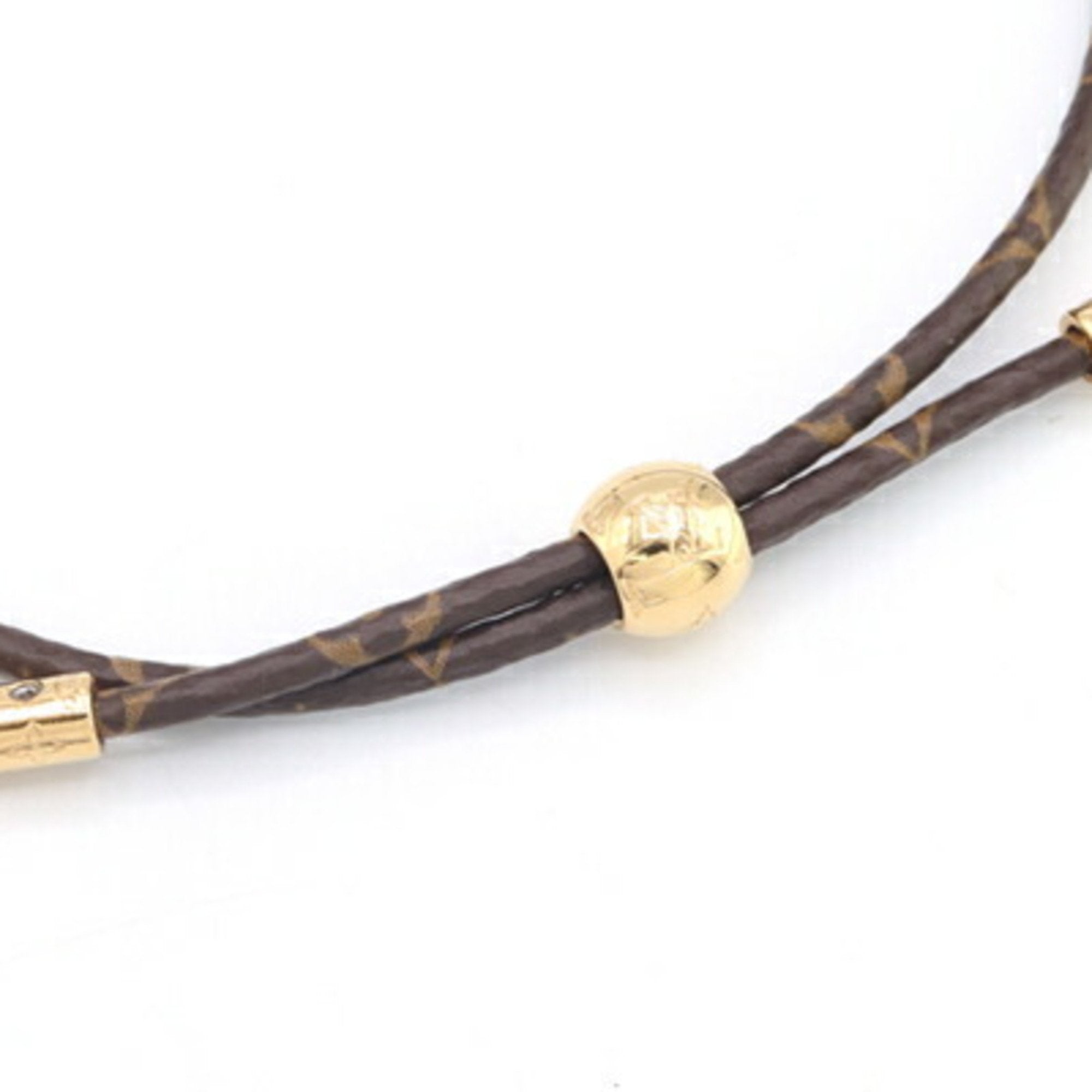 Monogram Bracelet Monogram and Metal Gold