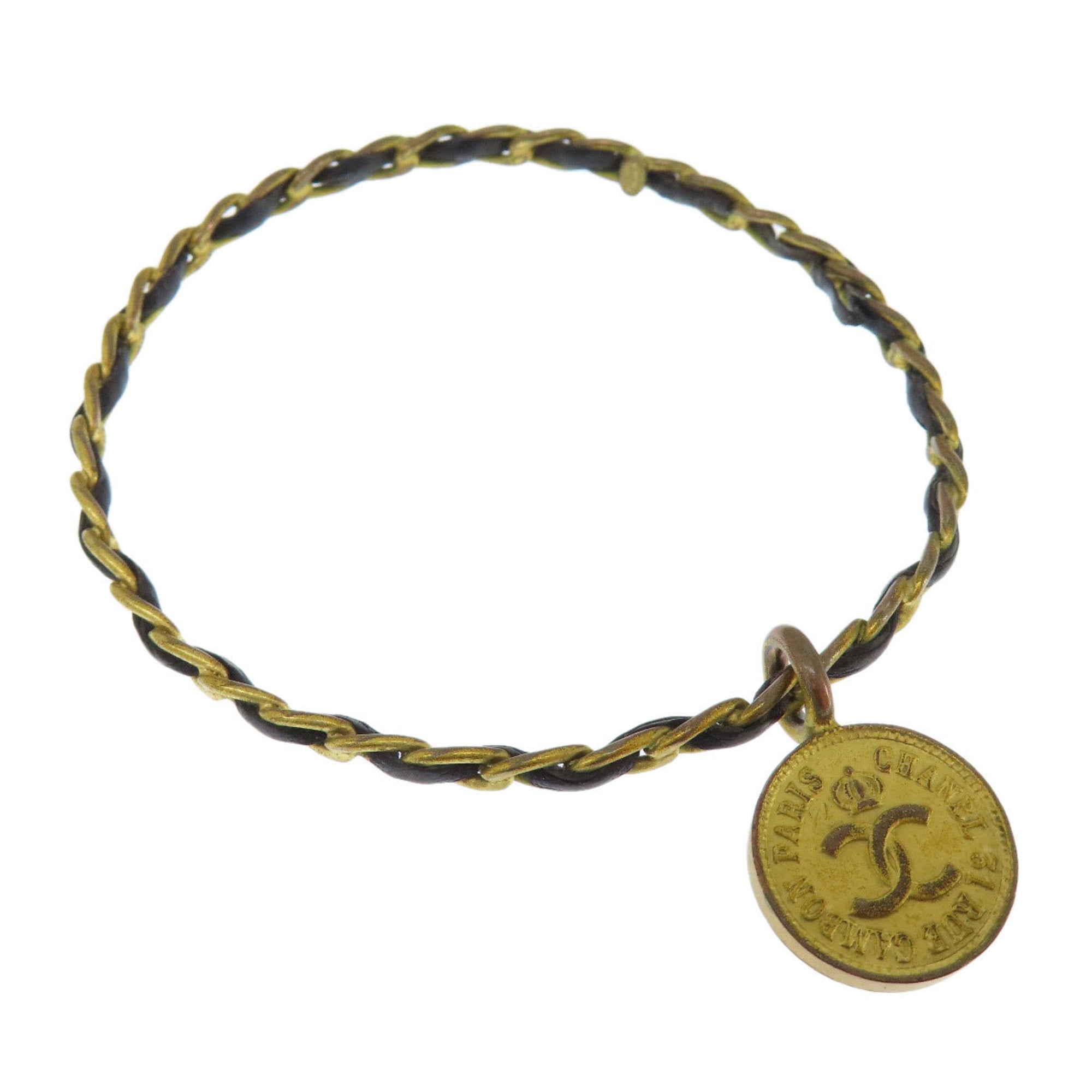 CC Logo Bracelet Gold-Tone Metal