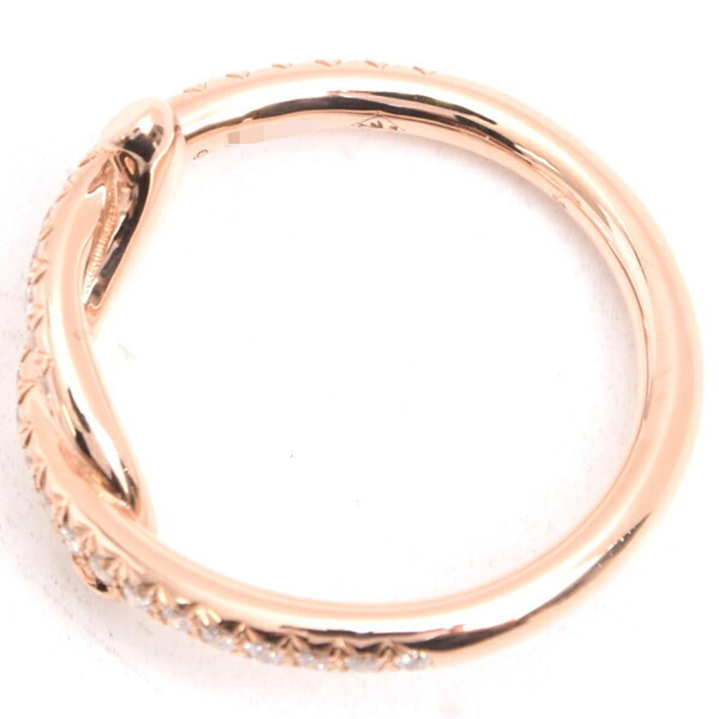 Entrelacé Ring 18K Rose Gold with Diamond