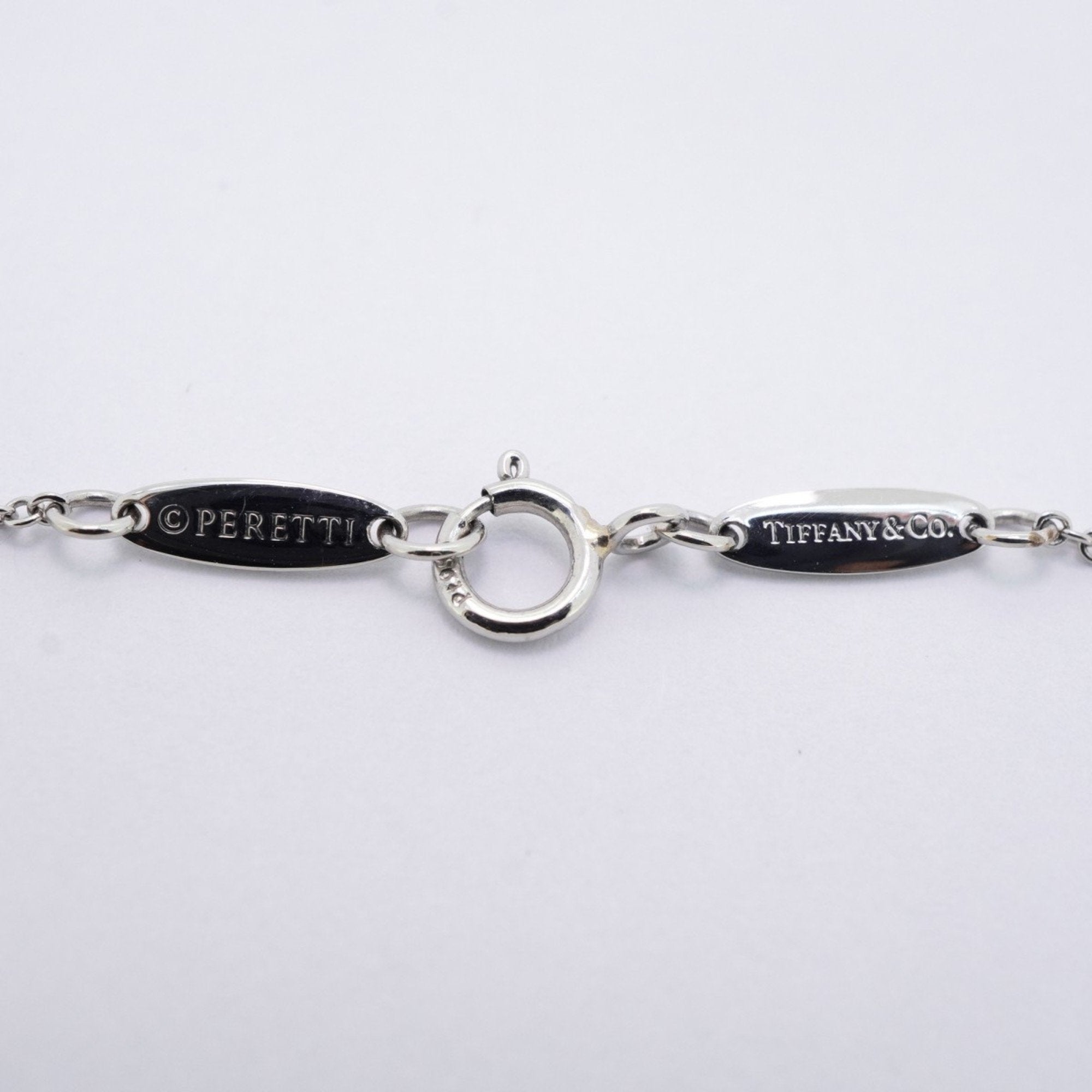 Elsa Peretti Diamonds By The Yard Pendant Necklace Platinum and Diamond
