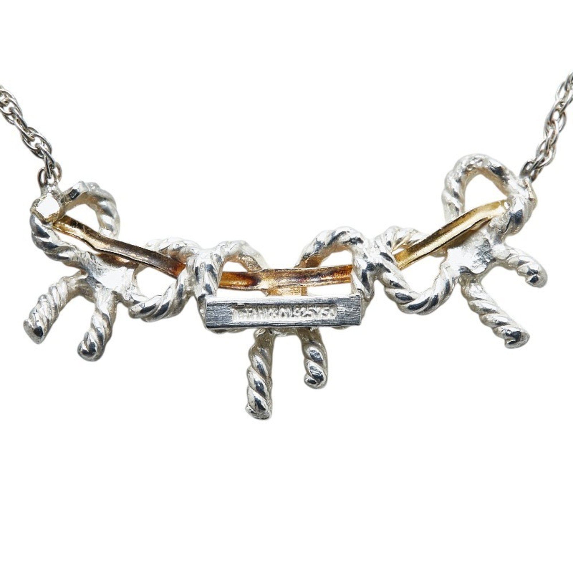 Pendant Necklace 18K Gold and Sterling Silver