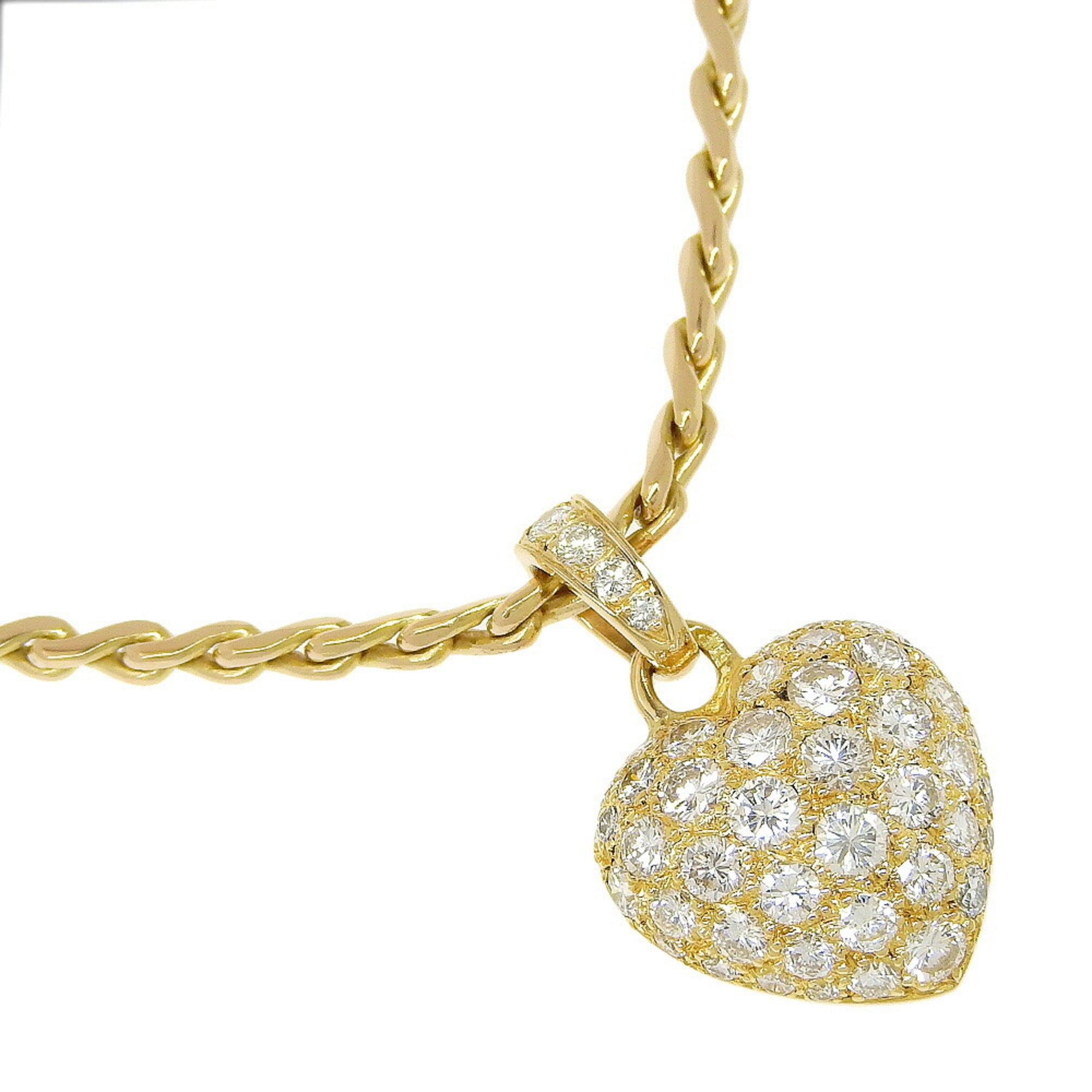 Pendant Necklace 18K Yellow Gold with Diamond