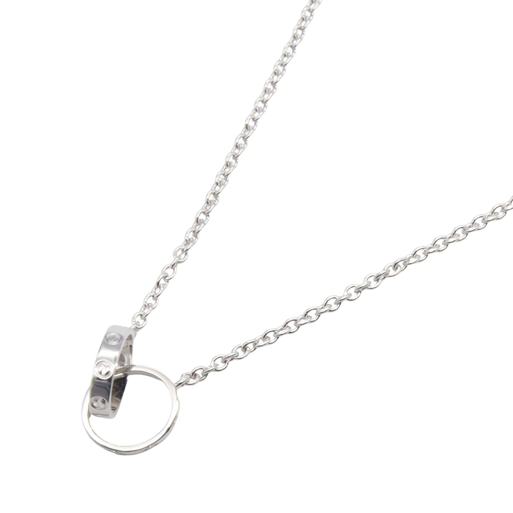 Baby Love Pendant Necklace 18K White Gold