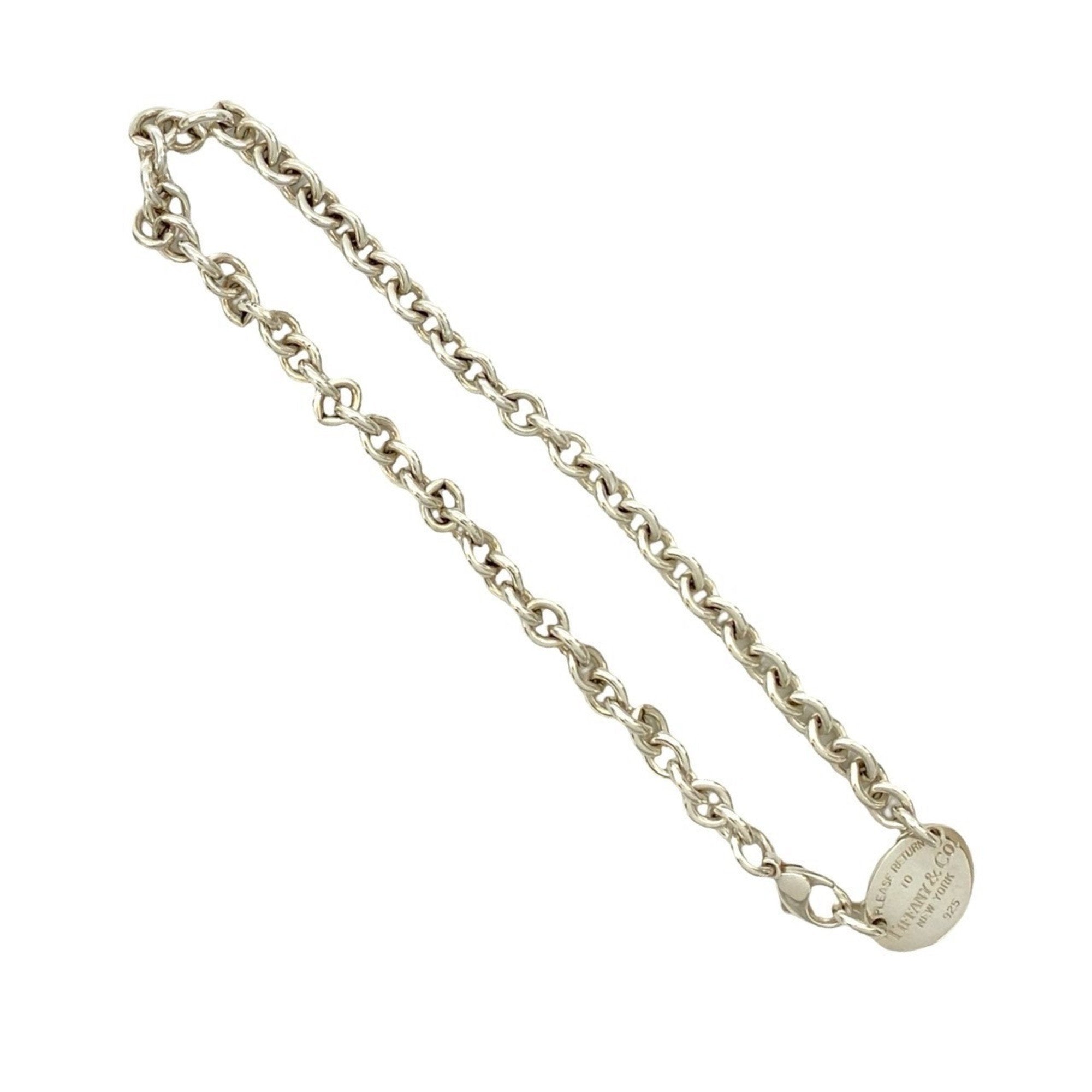 Return To Oval Pendant Necklace Sterling Silver