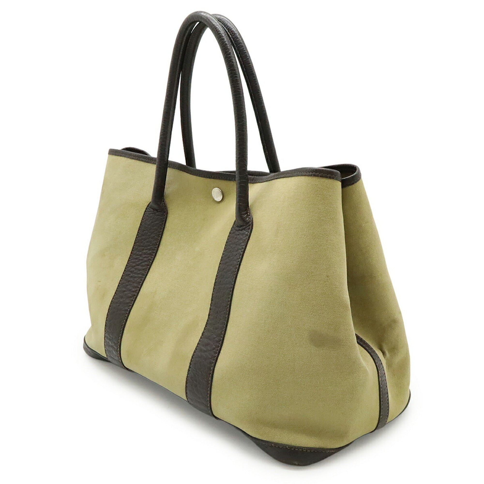 Garden Party Tote Toile and Leather 36