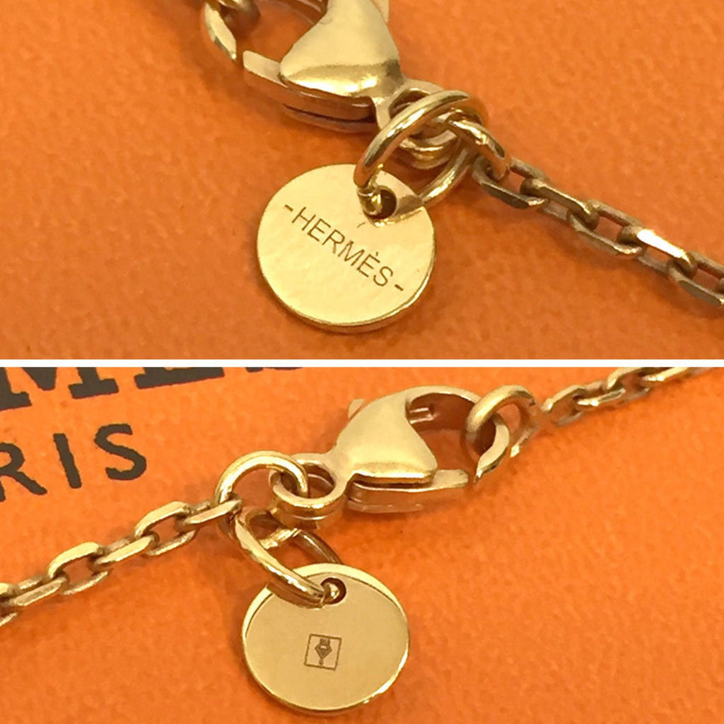 As de Coeur Pendant Necklace Gold and Swift Leather