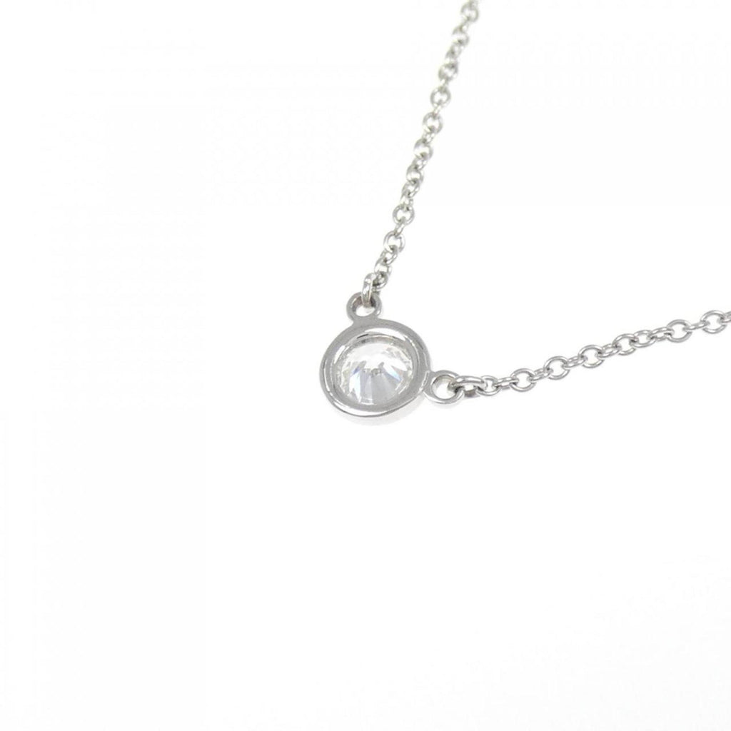 Elsa Peretti Diamonds By The Yard Pendant Necklace Platinum and Diamond 0.20-0.29CT
