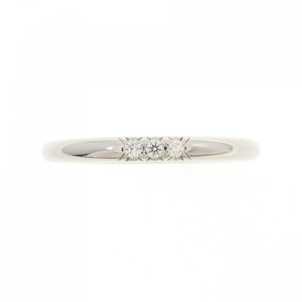 Band Ring Platinum with Diamond