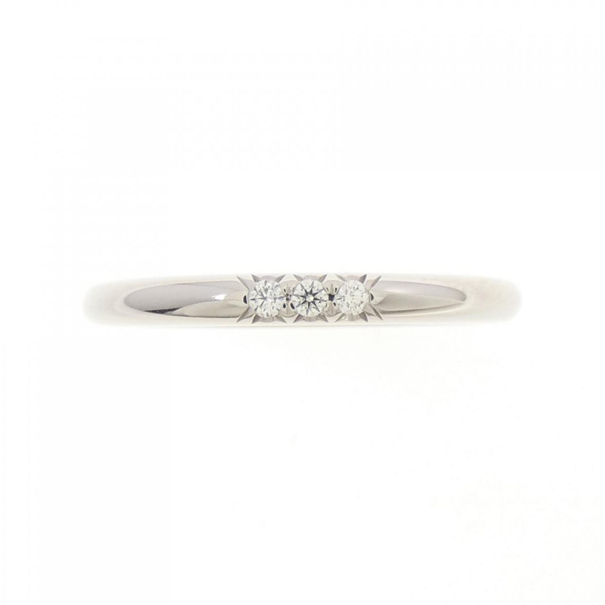 Band Ring Platinum with Diamond