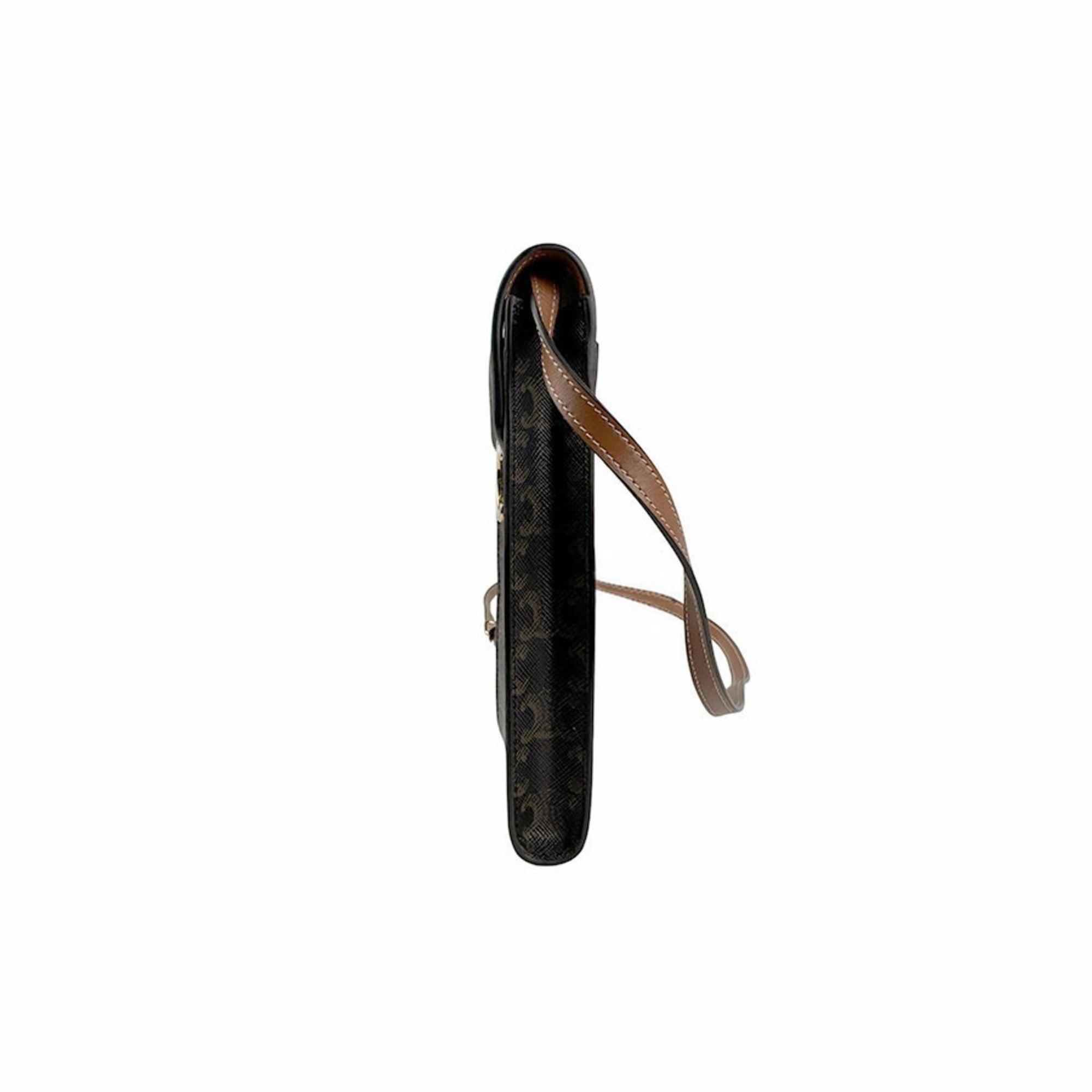 Triomphe East-West Shoulder Bag Triomphe Coated Canvas