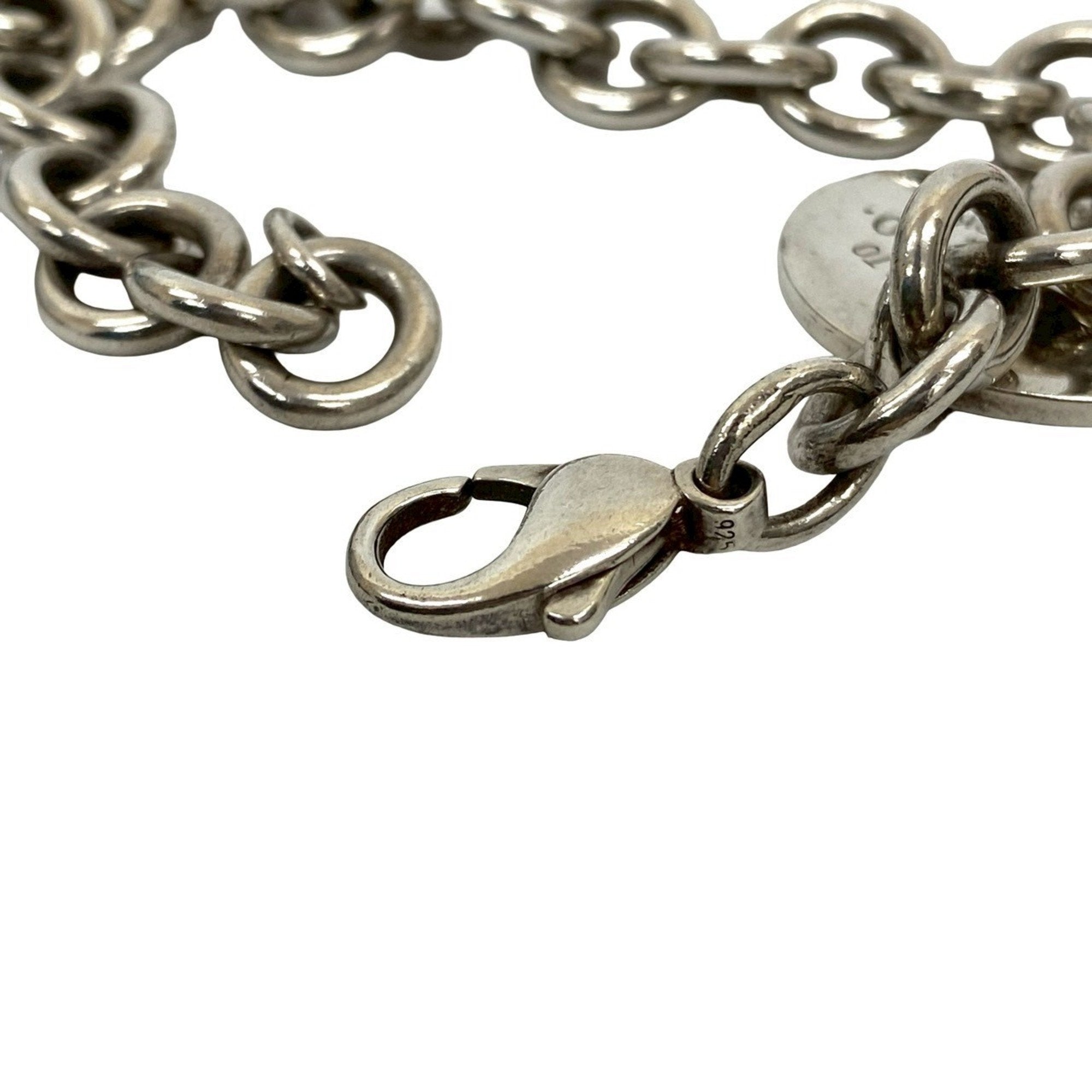 Round Tag Bracelet Sterling Silver
