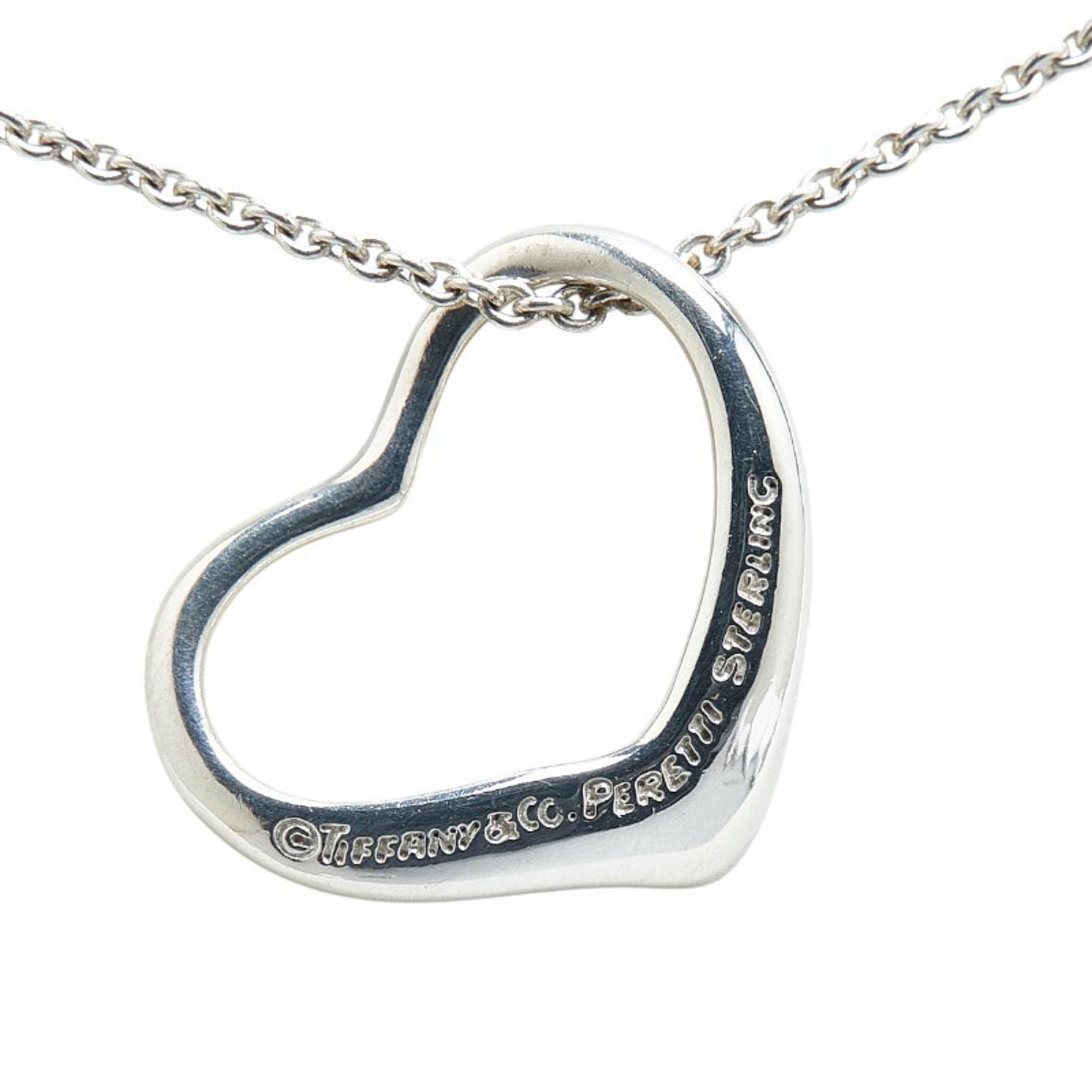 Heart Pendant Necklace Sterling Silver