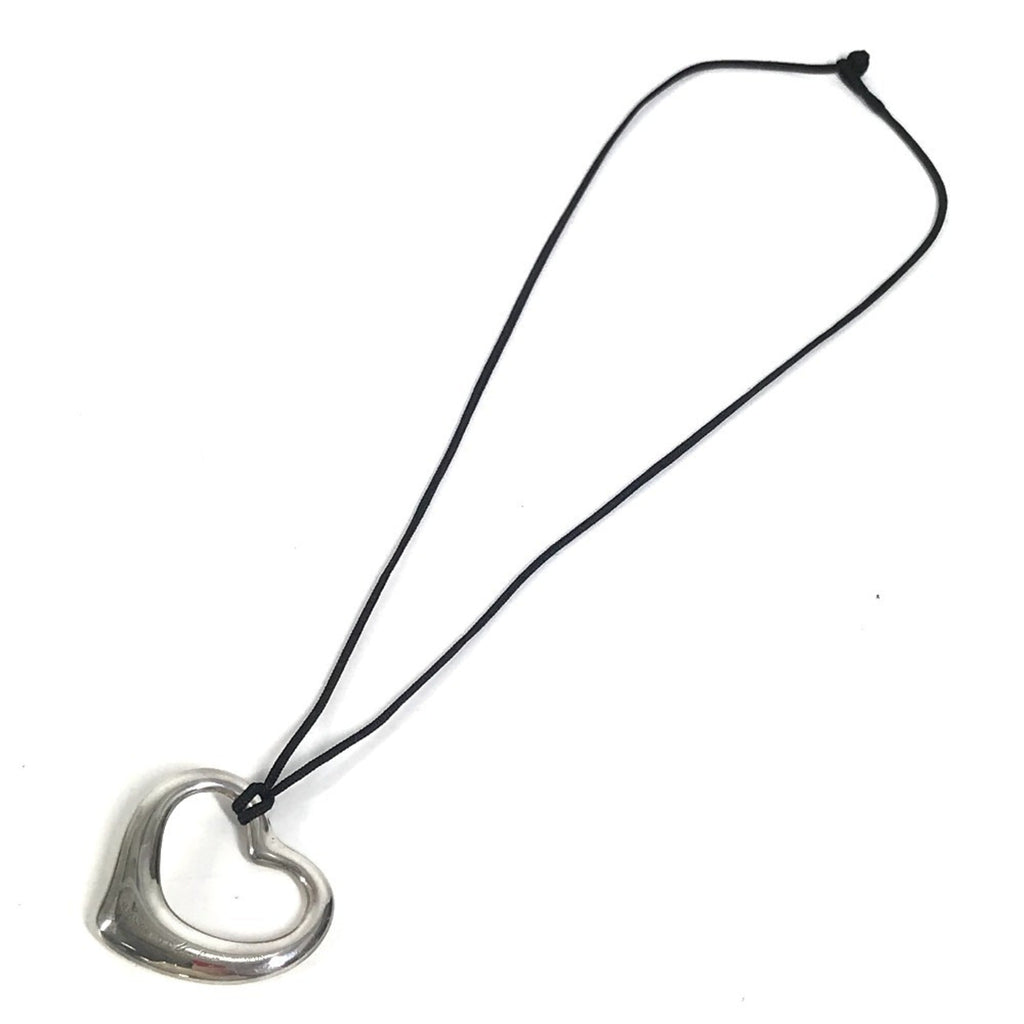 Open Heart Necklace Sterling Silver