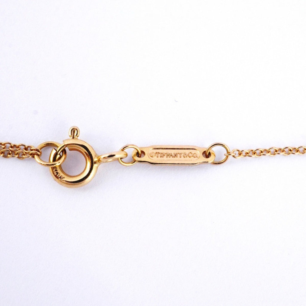 T Smile Mini Pendant Necklace 18K Rose Gold