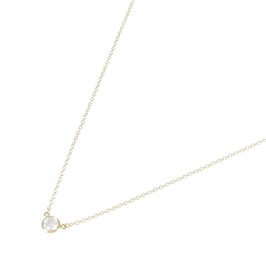 Elsa Peretti Diamonds By The Yard Pendant Necklace 18K Yellow Gold and Diamond