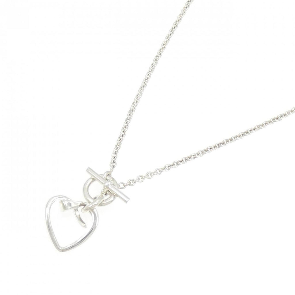 Heart Pendant Necklace Sterling Silver