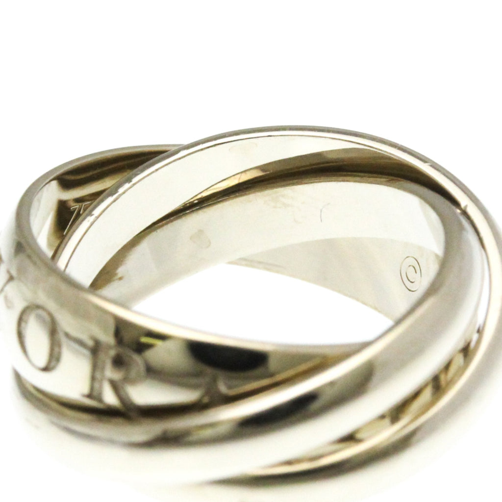 Trinity Ring Sterling Silver and 18K White Gold