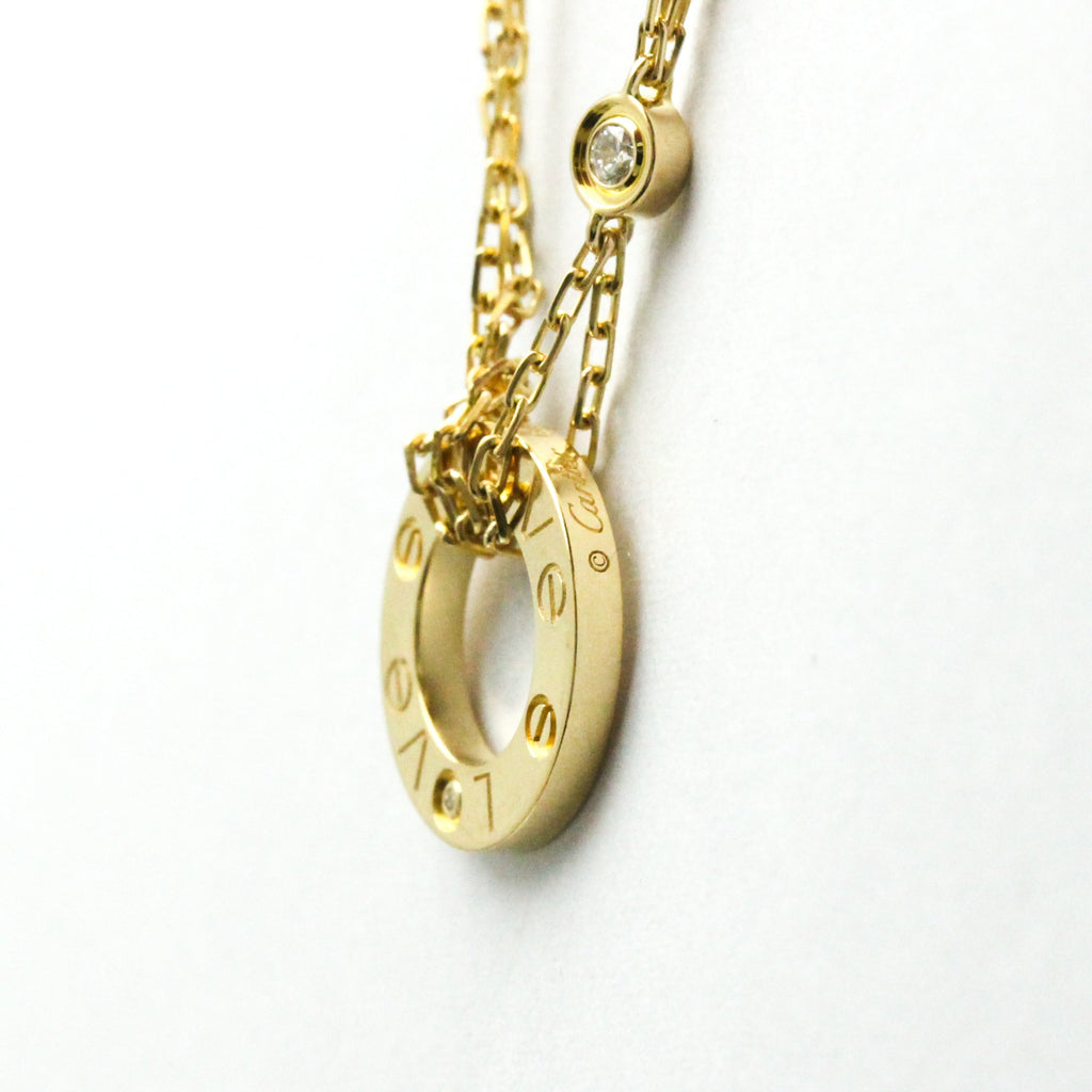 Pendant Necklace 18K Yellow Gold with Diamond
