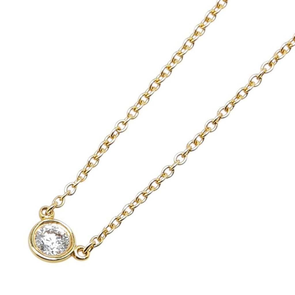 Elsa Peretti Diamonds By The Yard Pendant Necklace 18K Yellow Gold and Diamond