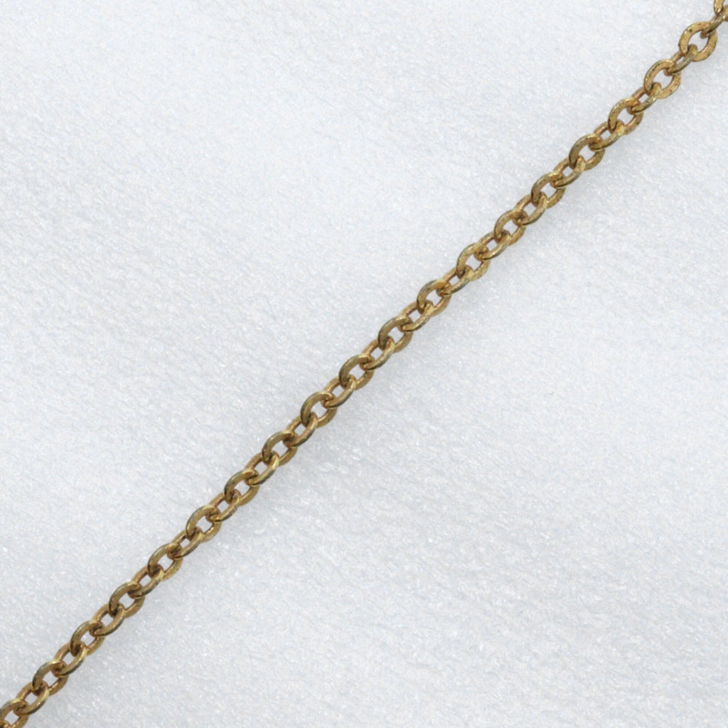 Pendant Necklace Gold With Rhinestone
