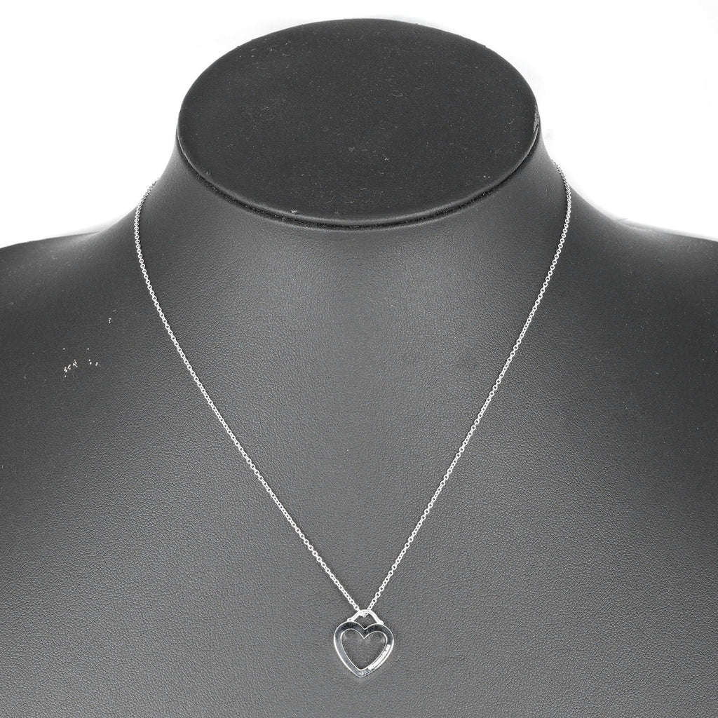 Sentimental Heart Pendant Necklace Sterling Silver