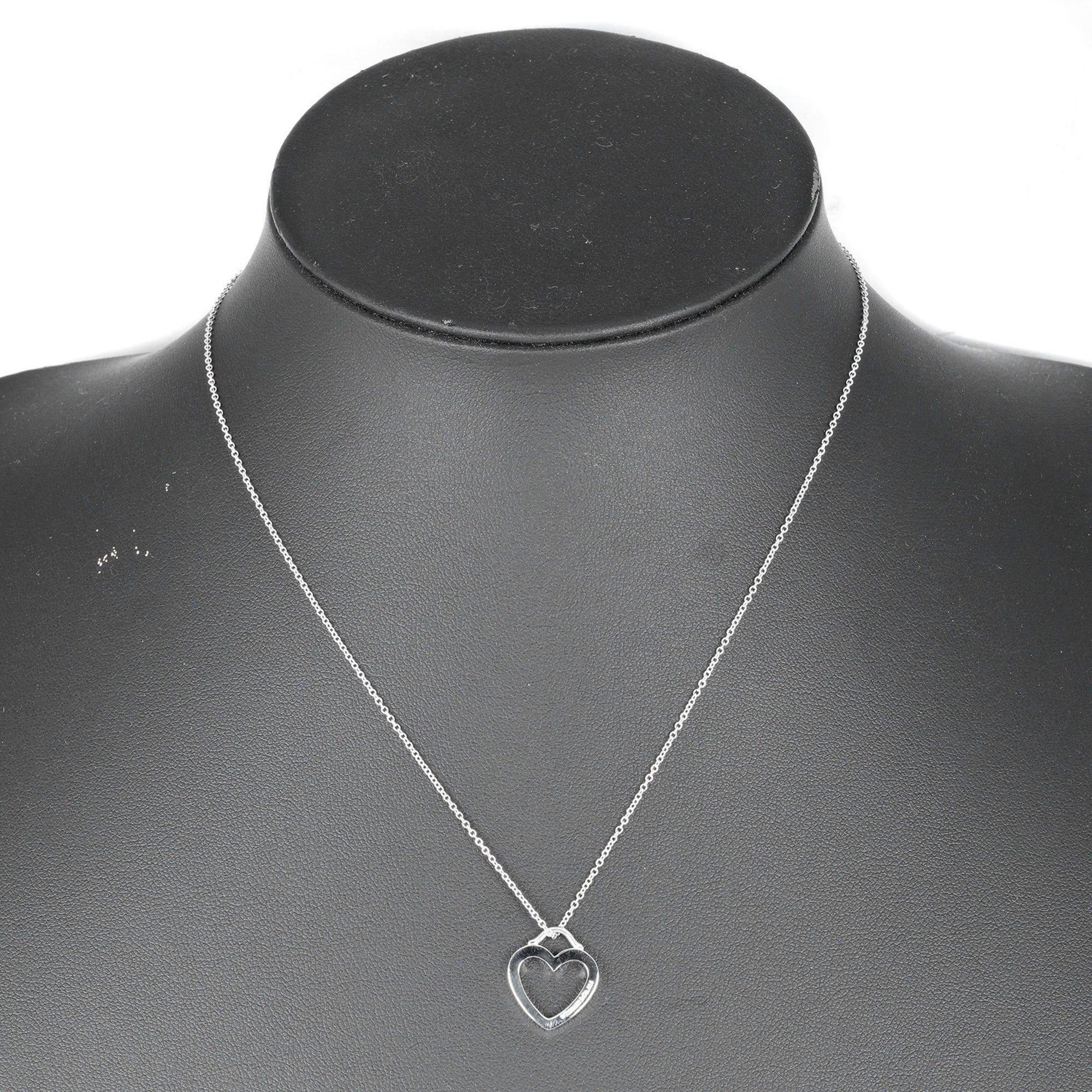 Sentimental Heart Pendant Necklace Sterling Silver