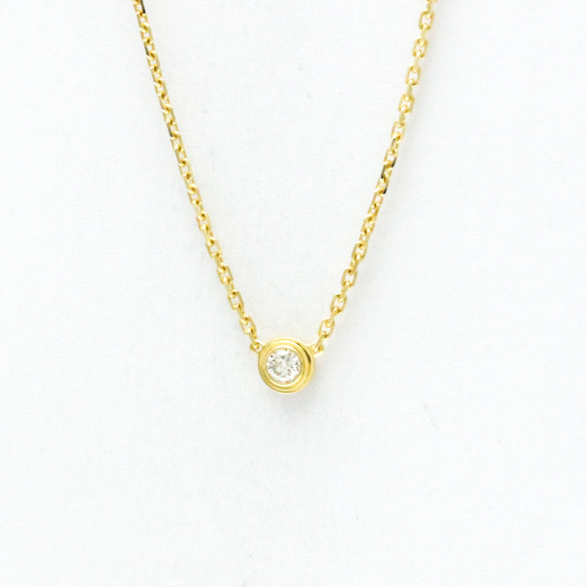 Pendant Necklace 18K Rose Gold with Diamond