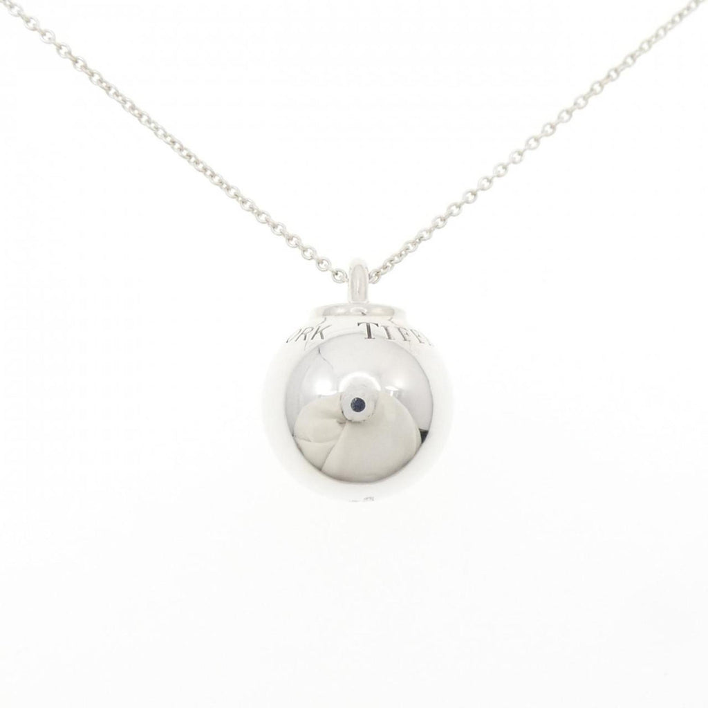 Ball Pendant Necklace Sterling Silver