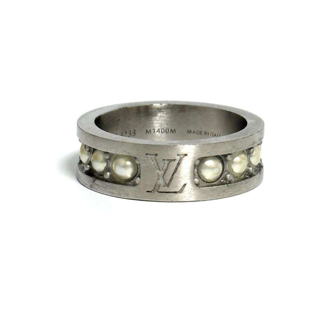 Ring Artificial Pearl and Metal