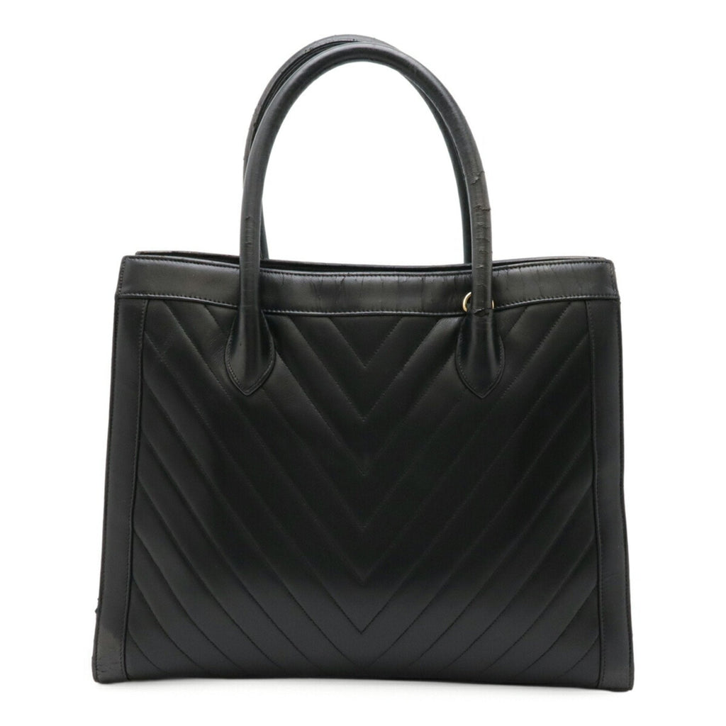 Vintage Convertible Tote Chevron Lambskin Medium