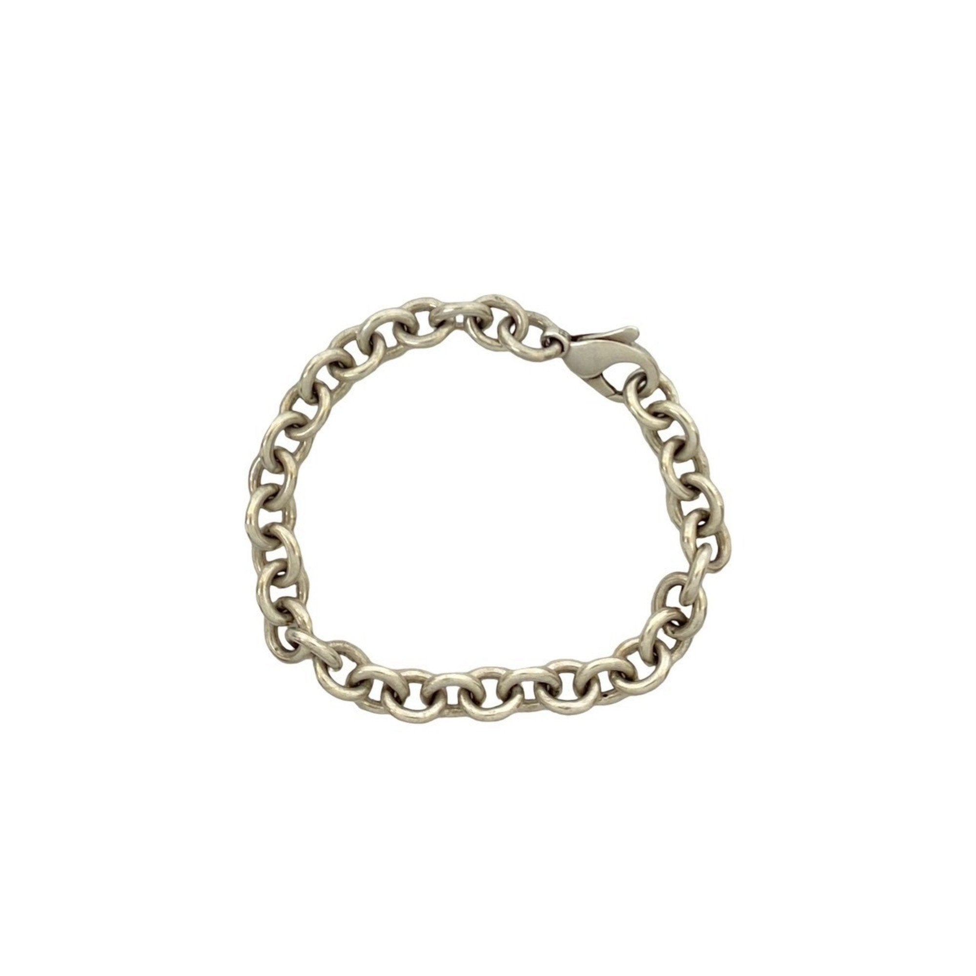 Donut Link Bracelet Sterling Silver