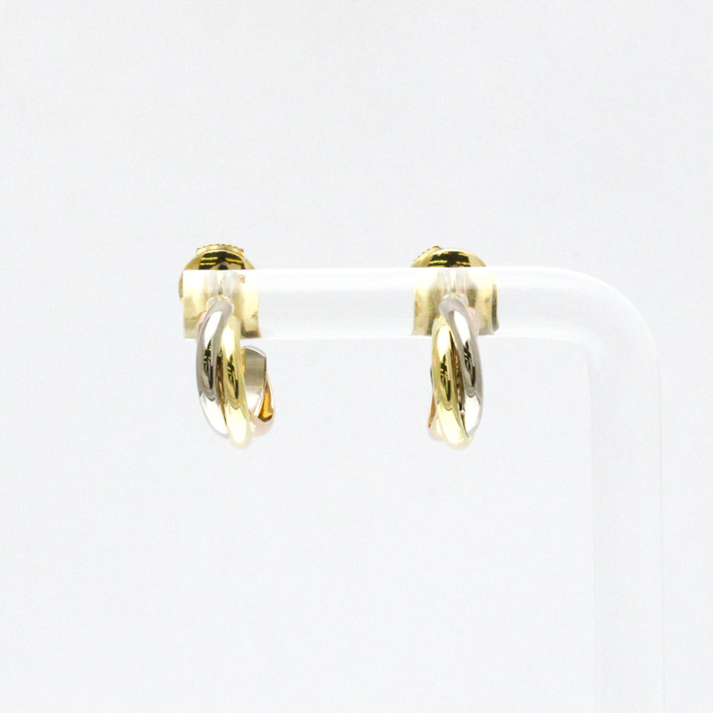 Trinity Earrings 18K Tricolor Gold