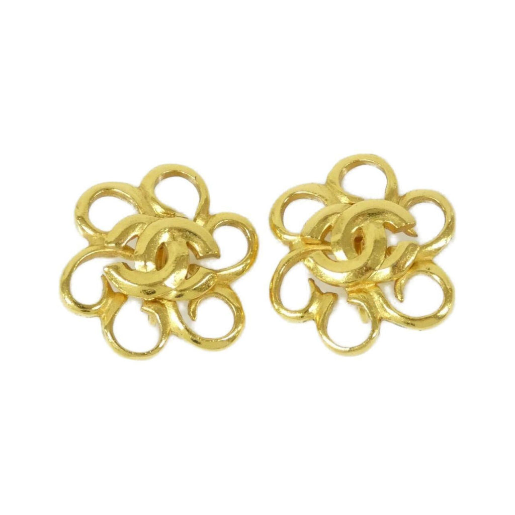 Earrings Gold-Tone Metal